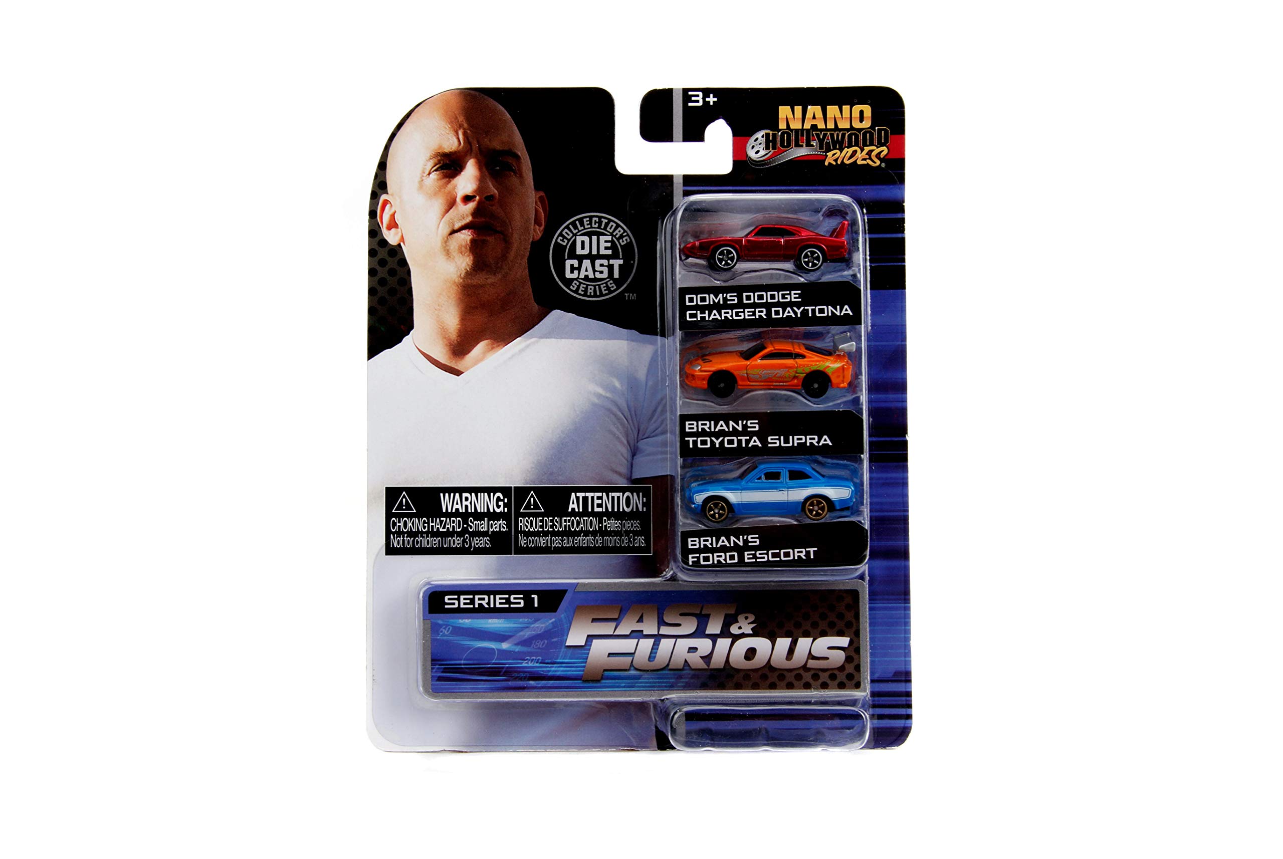 Set De Maquetas De Coches Fundidos A Presión Jada Fast & Furious Nano Hollywood - Venta Internacional.