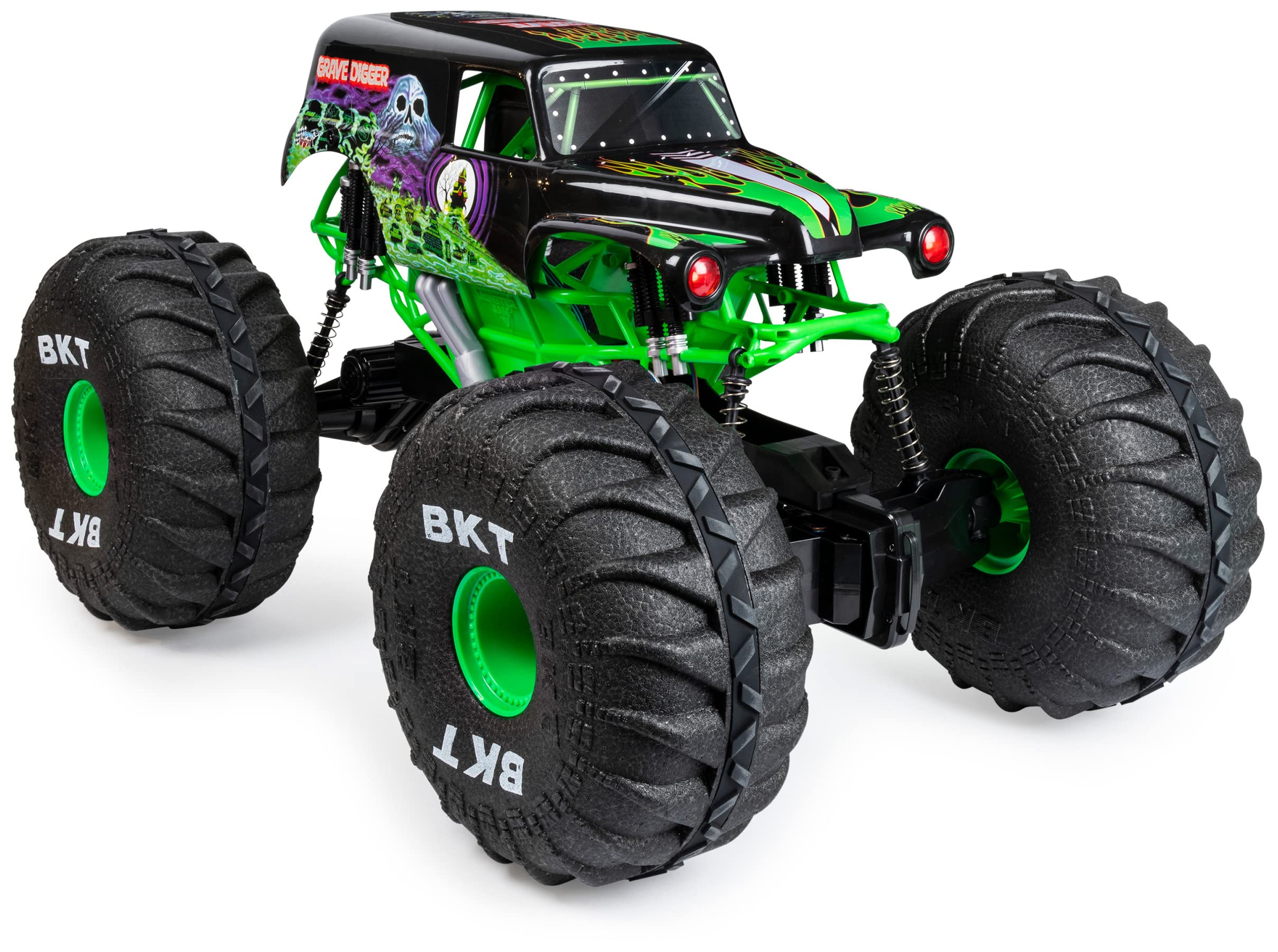 Foto 6 | Camión de Juguete Monster Truck Mega Grave Digger Monster Jam a Control Remoto - Venta Internacional