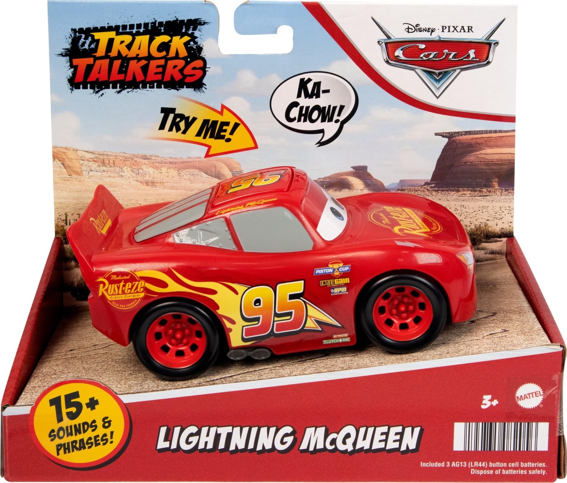 Foto 7 pulgar | Vehículos De Juguete Mattel Disney Pixar Cars Track Talkers - Venta Internacional.