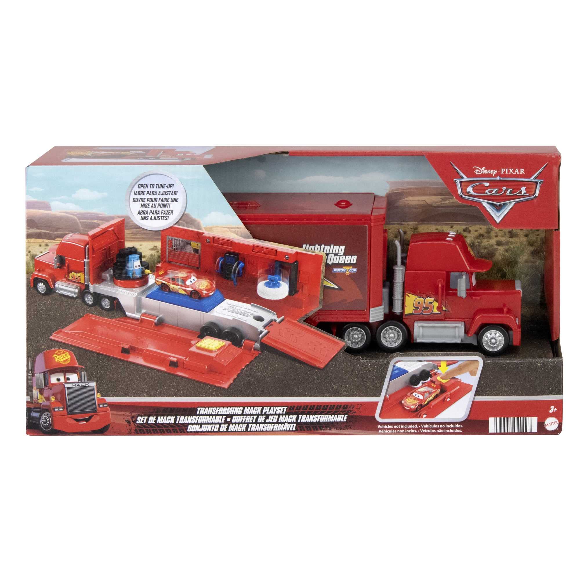 Foto 8 pulgar | Playset Mattel Disney Pixar Cars Transforming Mack Truck - Venta Internacional.