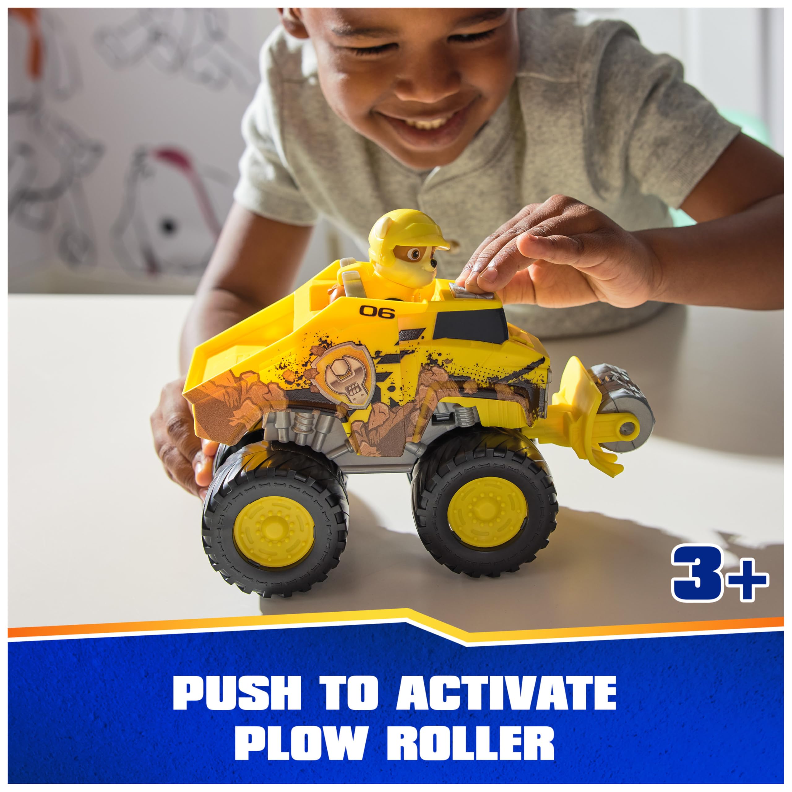 Foto 4 pulgar | Camión De Juguete Paw Patrol Rescue Wheels Rubble's Bulldozer Con Figura - Venta Internacional.