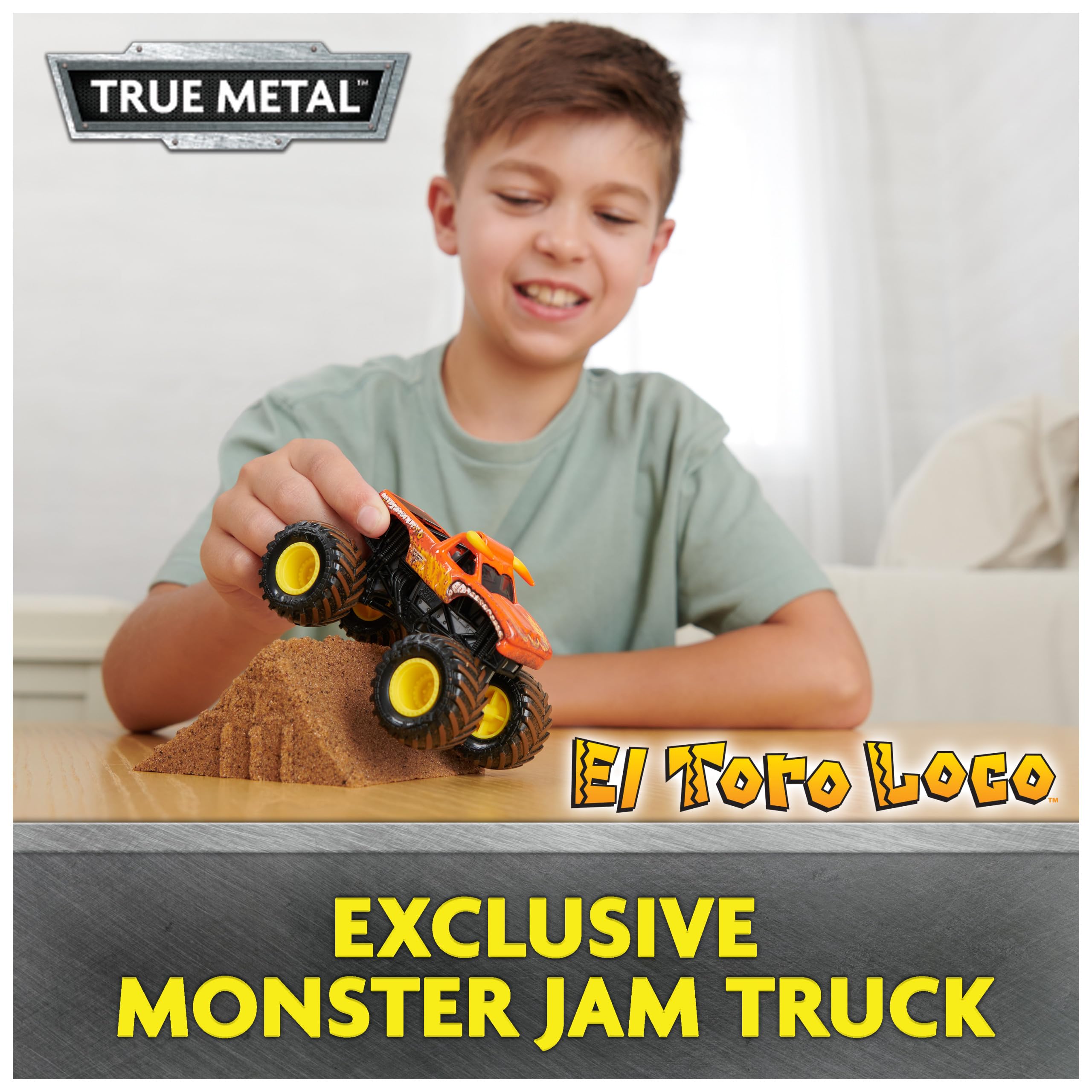 Foto 4 pulgar | Set De Juego Monster Jam Dragon Monster Dirt Con Camión 1:64 - Venta Internacional.