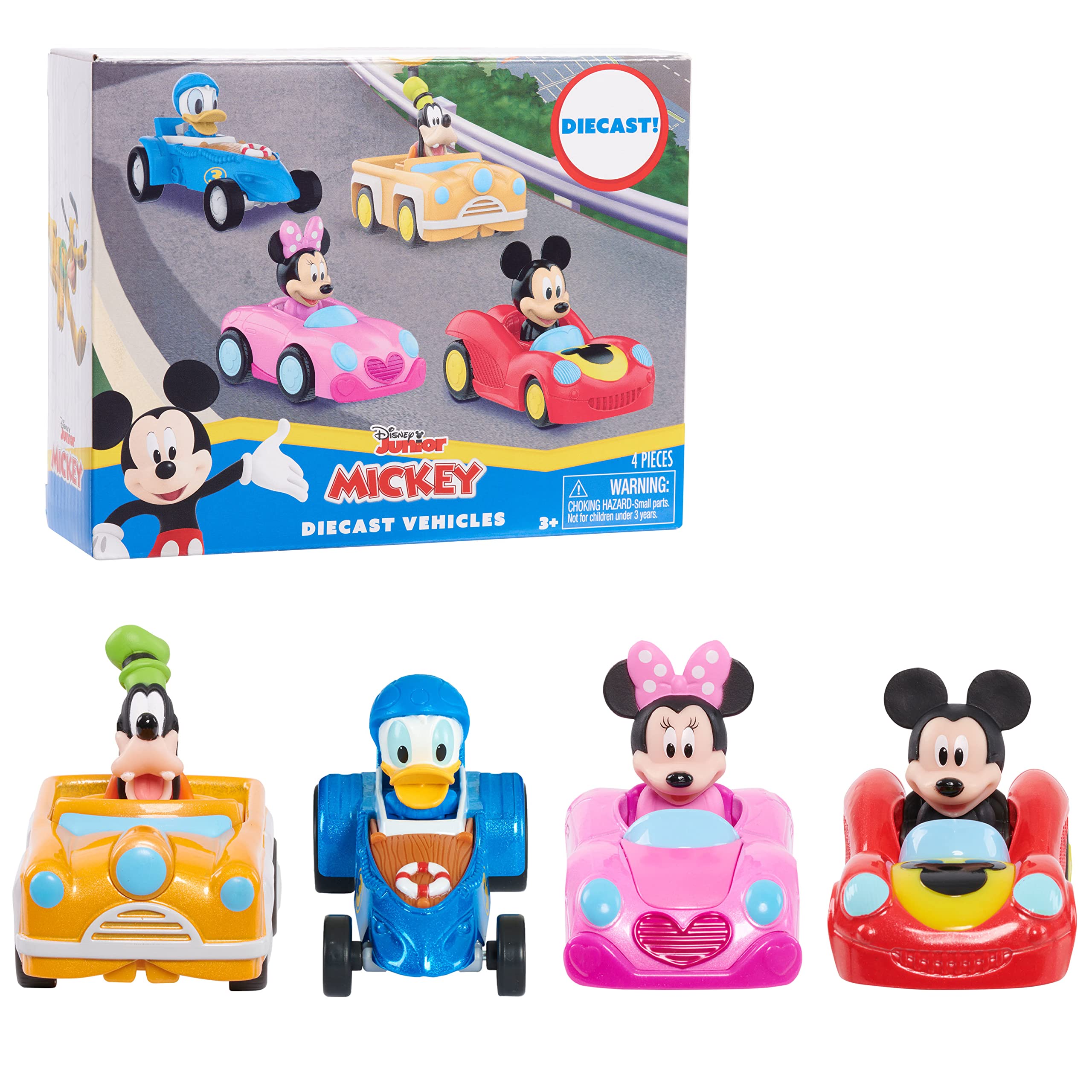 Set De Juguetes Just Play Disney Junior, Vehículos Fundidos A Presión Con Mickey Mouse - Venta Internacional.