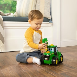 Foto 4 | Tractor Johnny Key-n-go De Juguete John Deere Con Luces Y Sonidos 3+ - Venta Internacional.
