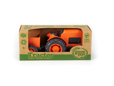 Foto 2 | Tractor De Juguete Green Toys Orange Fabricado En Ee. Uu. - Venta Internacional.