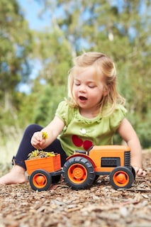 Foto 3 | Tractor De Juguete Green Toys Orange Fabricado En Ee. Uu. - Venta Internacional.