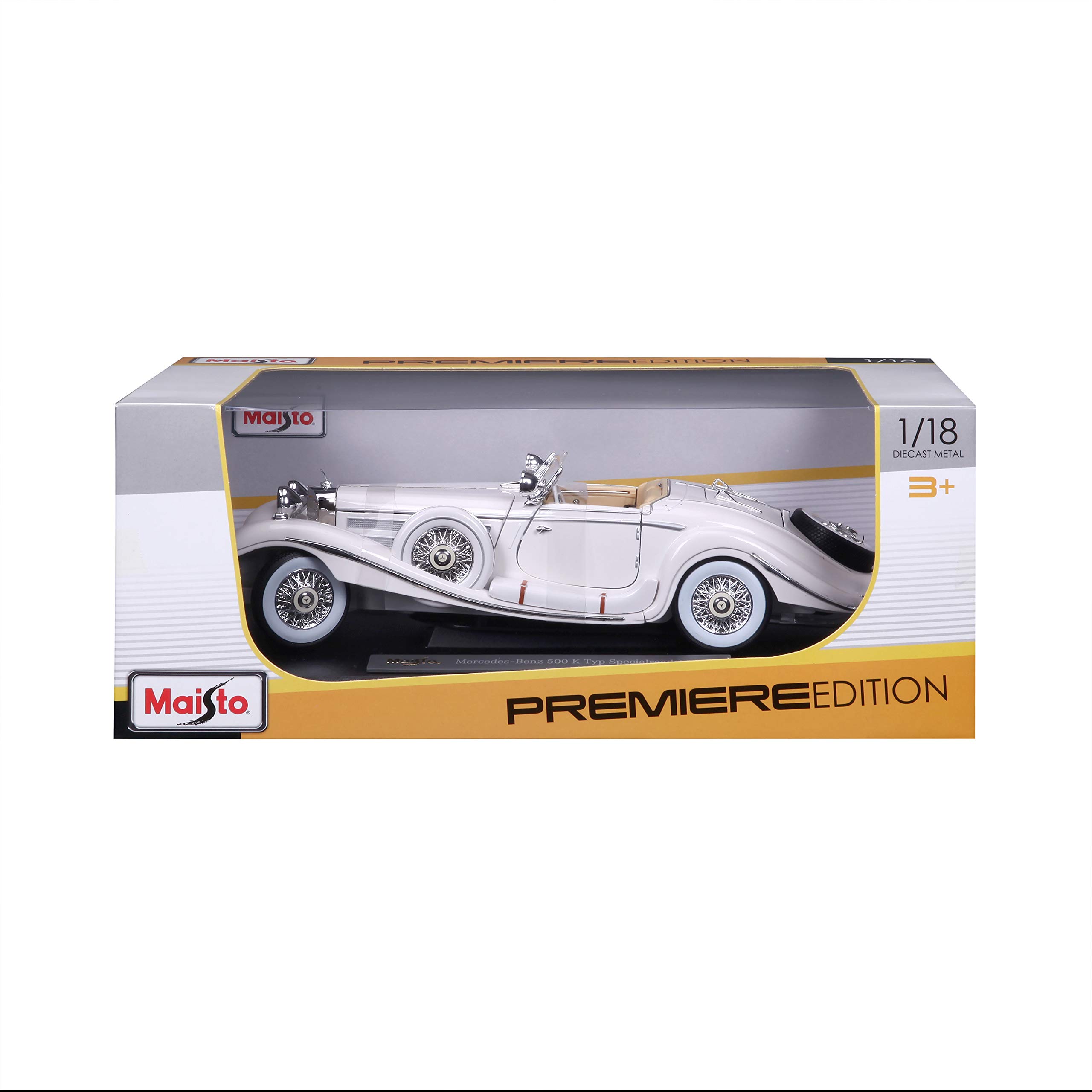 Foto 6 pulgar | Vehículo Fundido A Presión Maisto 1936 M-b 500 K Type Specialroadster 1:18 - Venta Internacional.