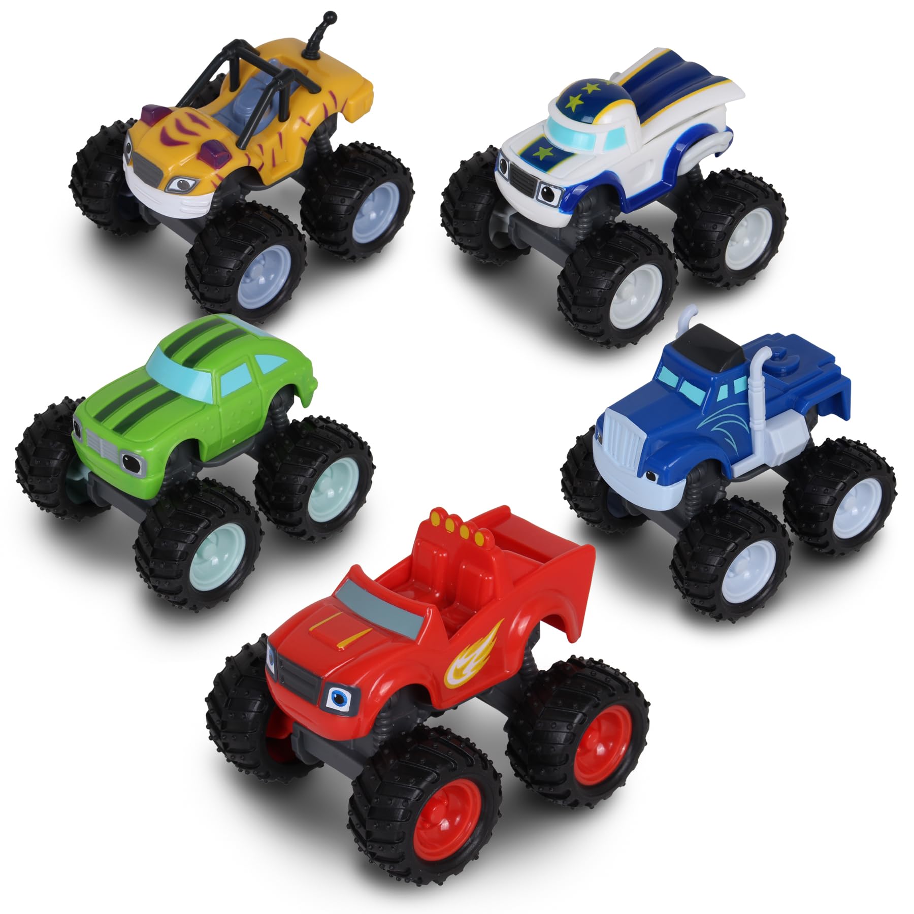 Foto 2 pulgar | Set De Juguetes Nkok Blaze And The Monster Machines, Paquete De 5 - Venta Internacional.