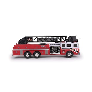 Foto 6 | Camión De Bomberos Mighty Fleet Titan De Juguete Con Luces, Sonido Y Escalera De 29 Cm - Venta Internacional.