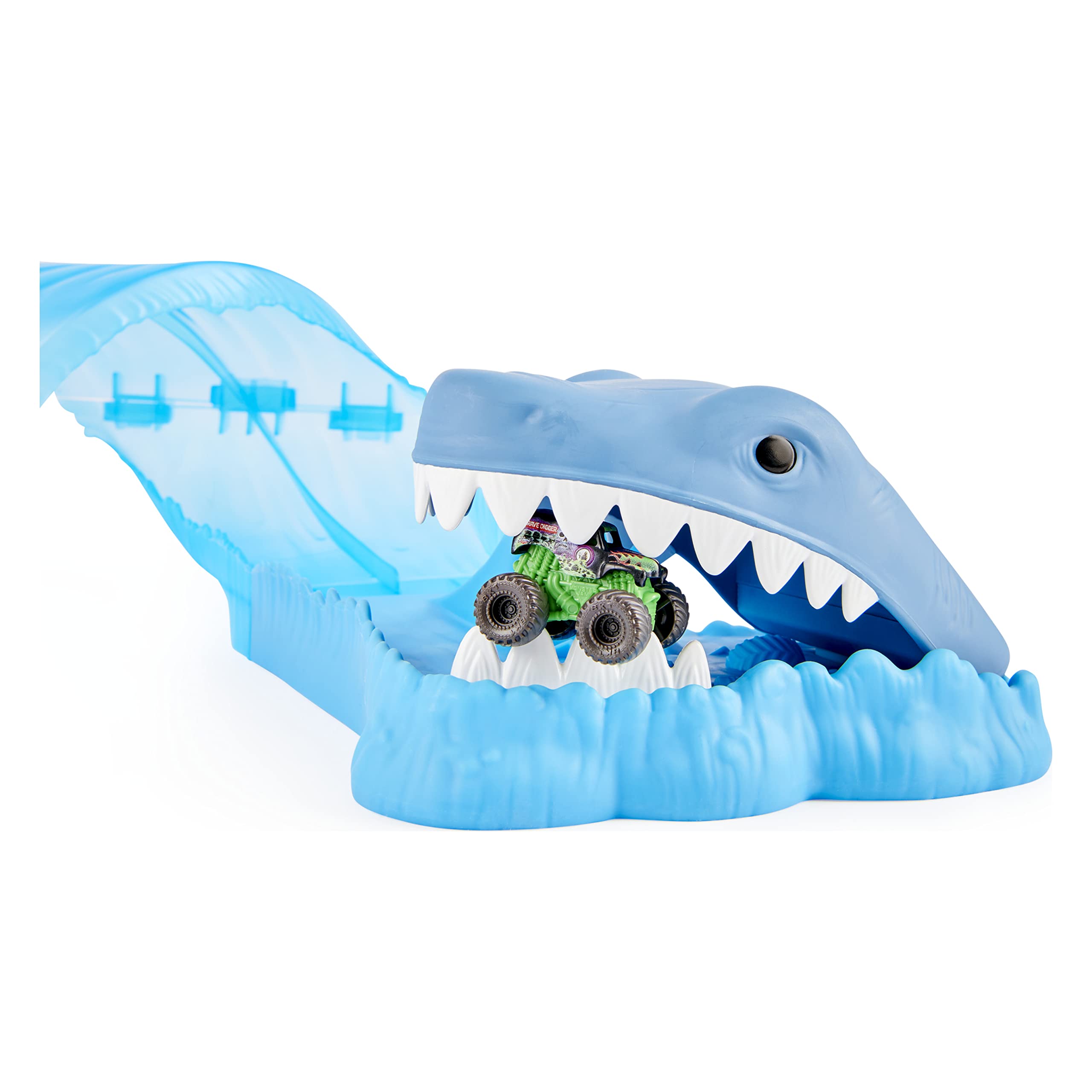 Foto 5 pulgar | Set Monster Jam Mini Megalodon Race con 2 Camiones 1:87 - Venta Internacional
