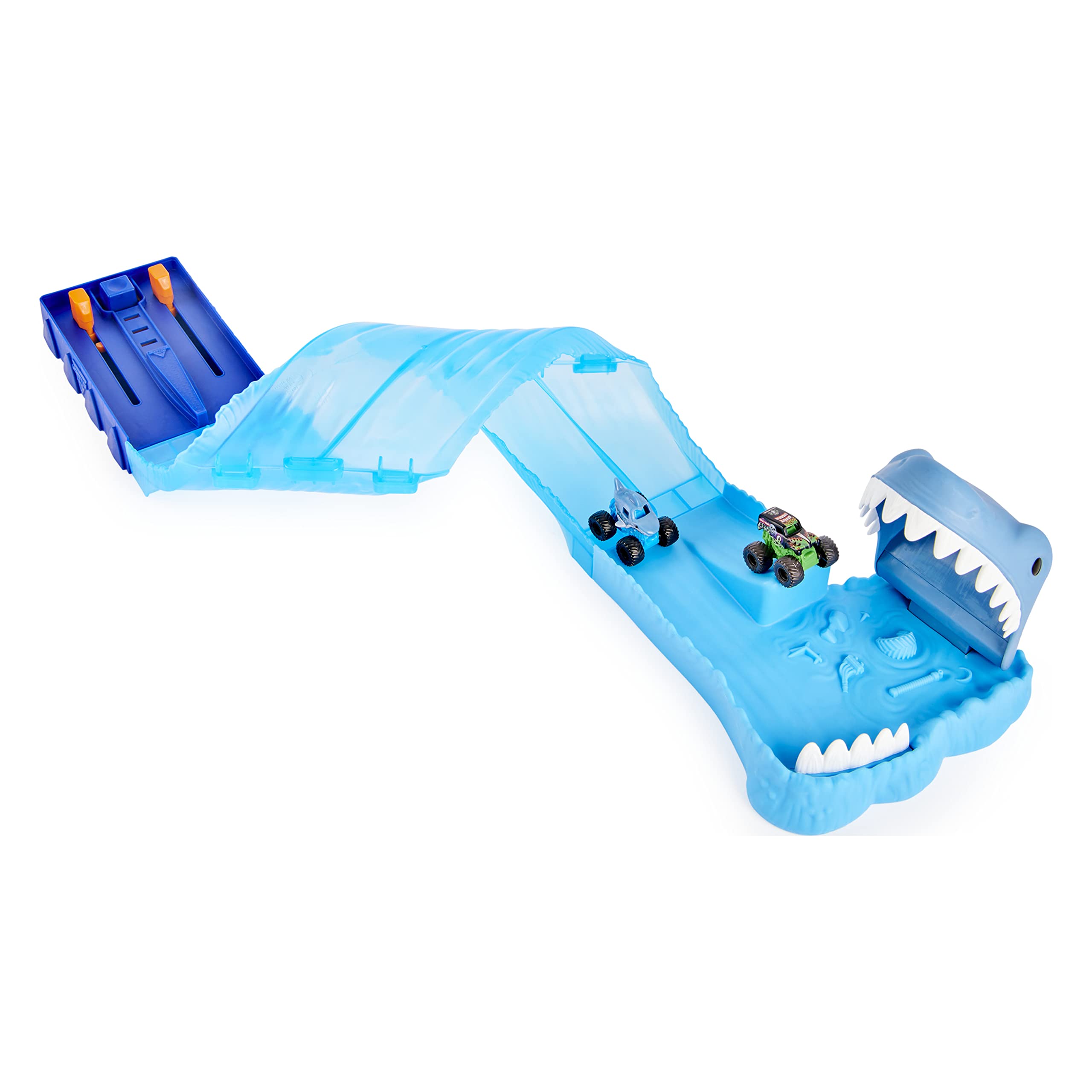 Foto 7 pulgar | Set Monster Jam Mini Megalodon Race con 2 Camiones 1:87 - Venta Internacional