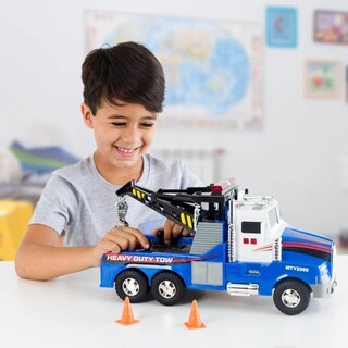 Foto 3 | Grúa De Juguete Mighty Fleet Mighty Motorizada Con Luces Y Sonidos - Venta Internacional.
