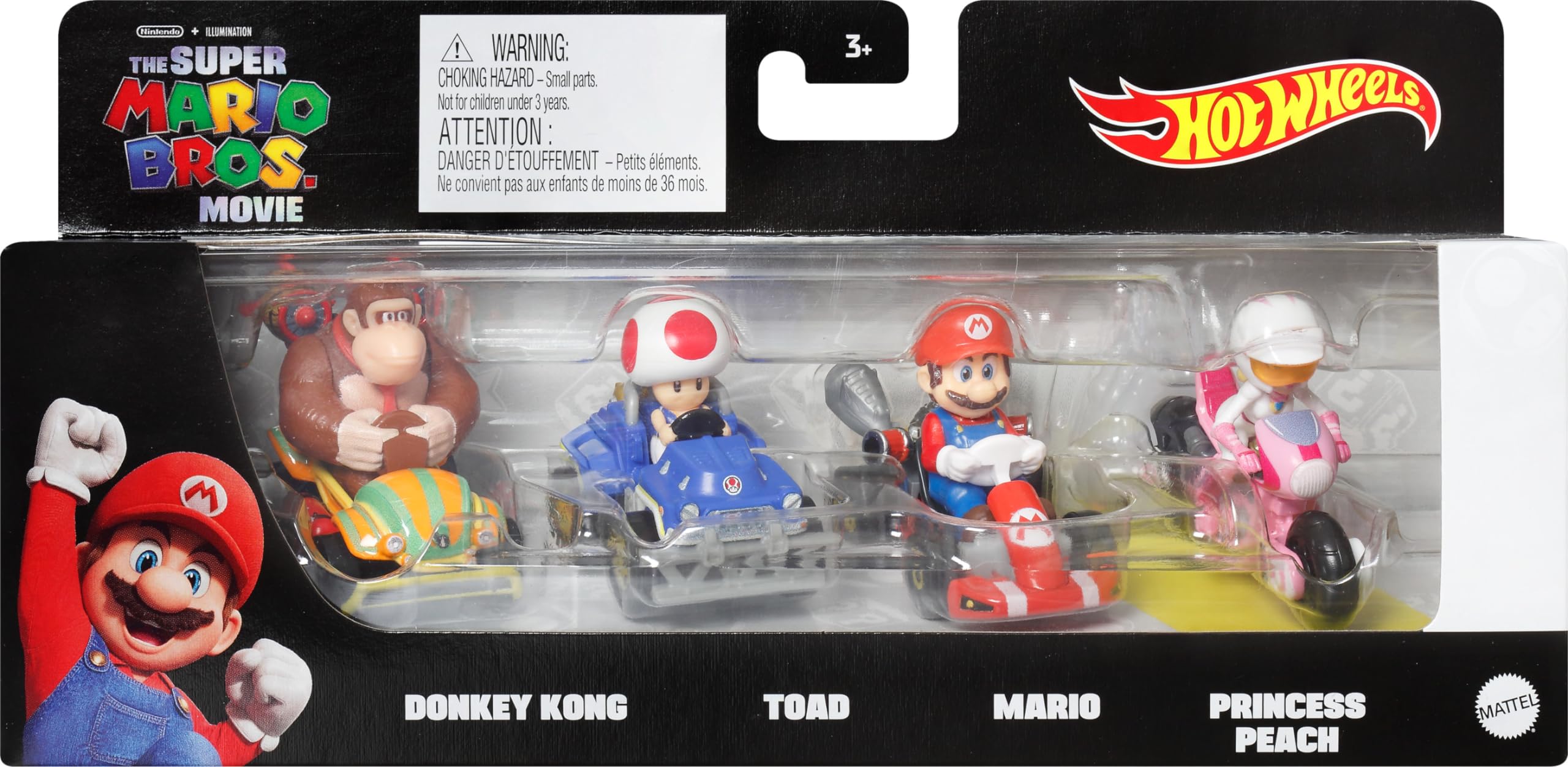 Foto 6 | Track Set Hot Wheels La Película De Super Mario Bros., Con Coche - Venta Internacional.