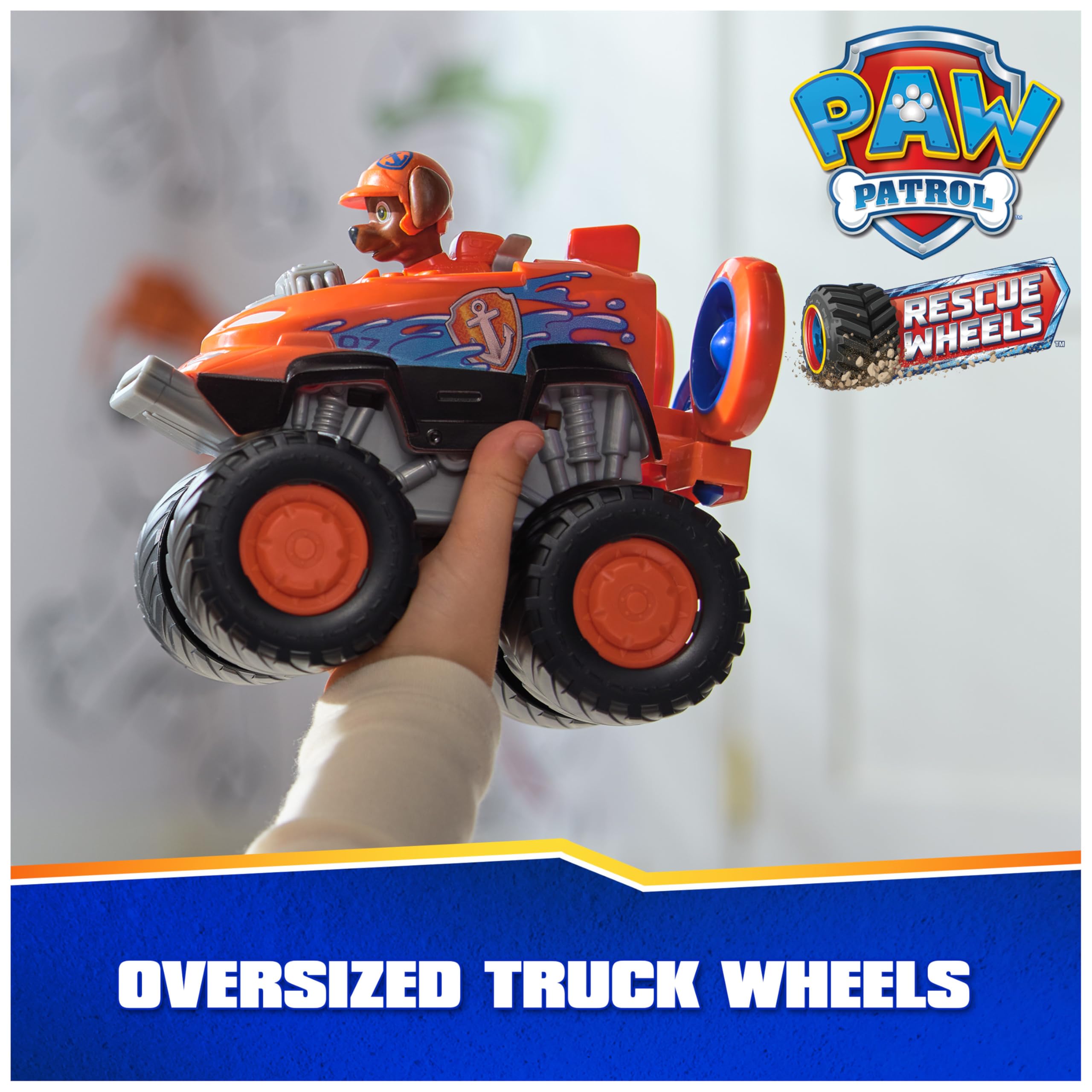 Foto 3 pulgar | Camión De Juguete Paw Patrol Rescue Wheels Zuma's Hovercraft Hace Más De 3 Años - Venta Internacional.