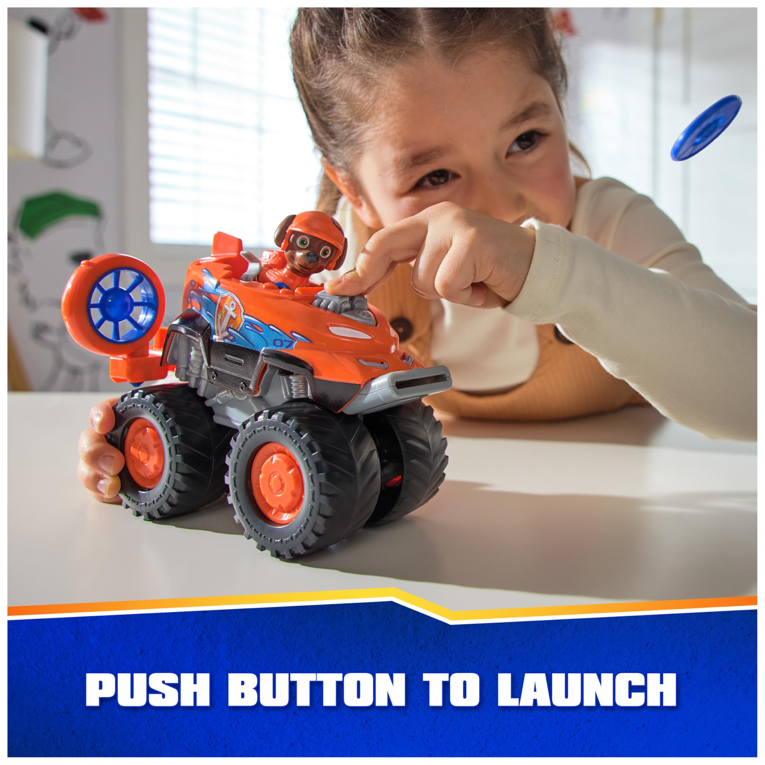 Foto 5 pulgar | Camión De Juguete Paw Patrol Rescue Wheels Zuma's Hovercraft Hace Más De 3 Años - Venta Internacional.