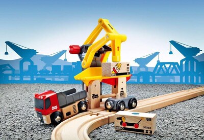 Foto 4 | Accesorios Para Trenes De Juguete Brio World Freight Goods Station - Venta Internacional.