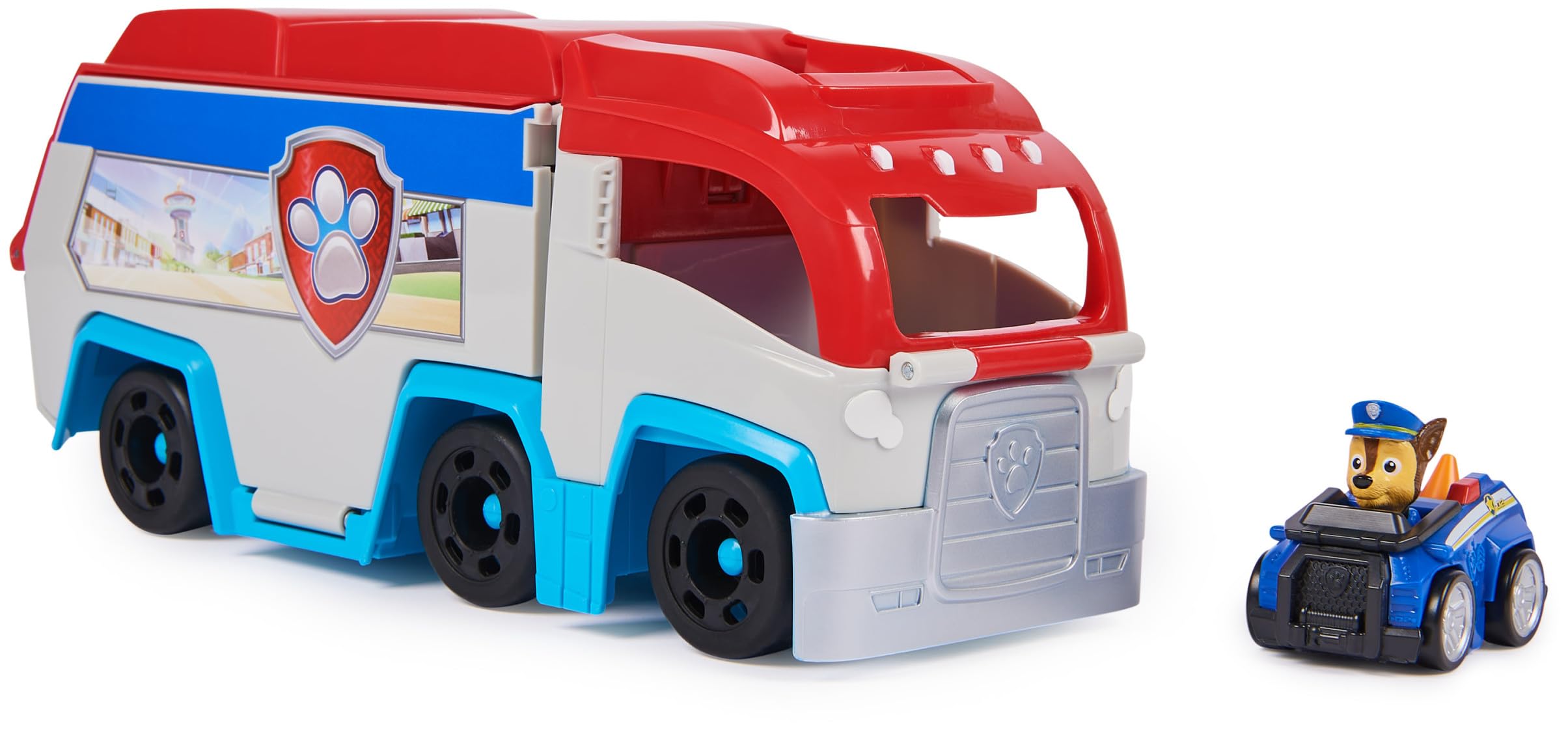Foto 2 pulgar | Camión De Juguete Paw Patrol Pup Squad Patroller Con Chase Car Durante Más De 3 Años - Venta Internacional.