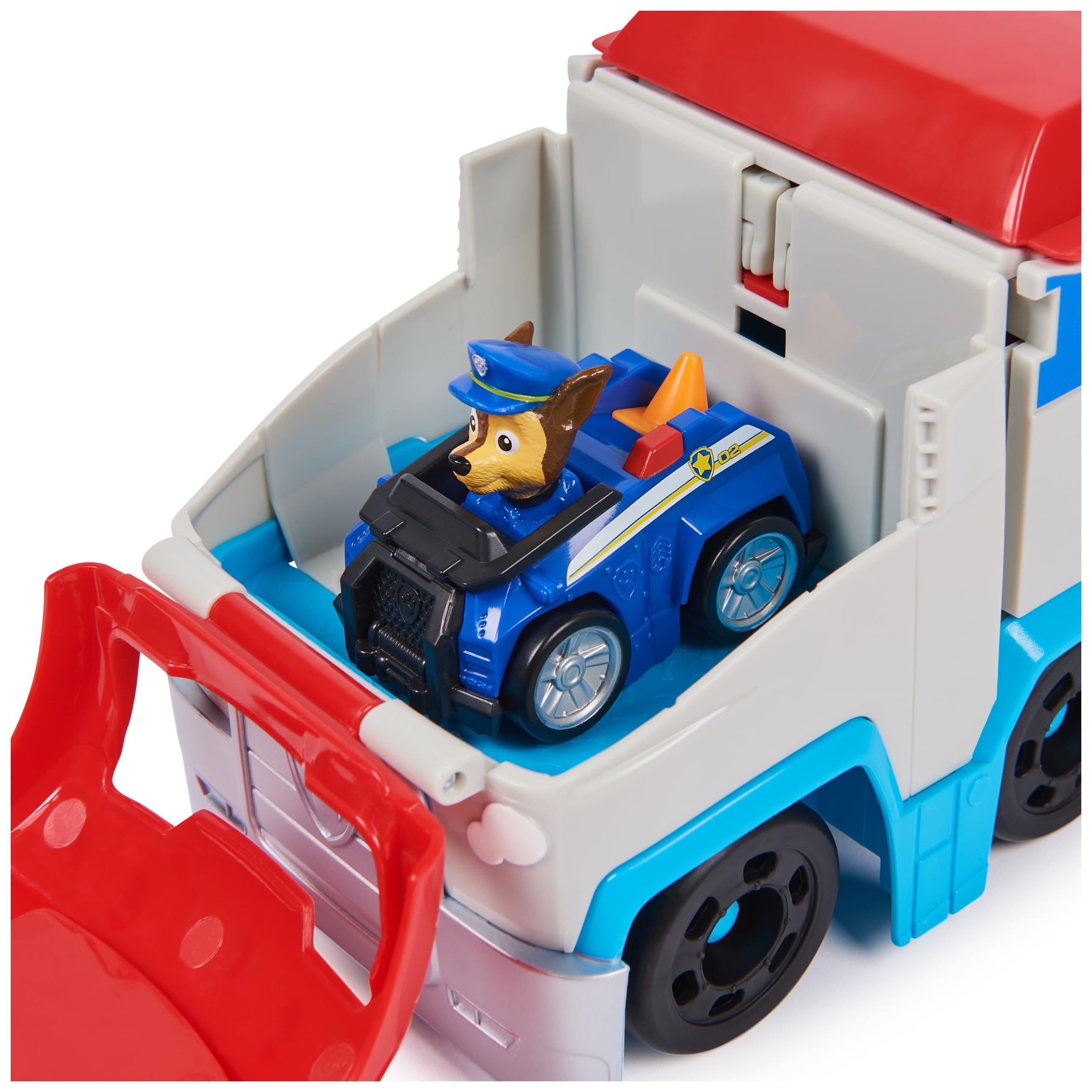 Foto 5 pulgar | Camión De Juguete Paw Patrol Pup Squad Patroller Con Chase Car Durante Más De 3 Años - Venta Internacional.
