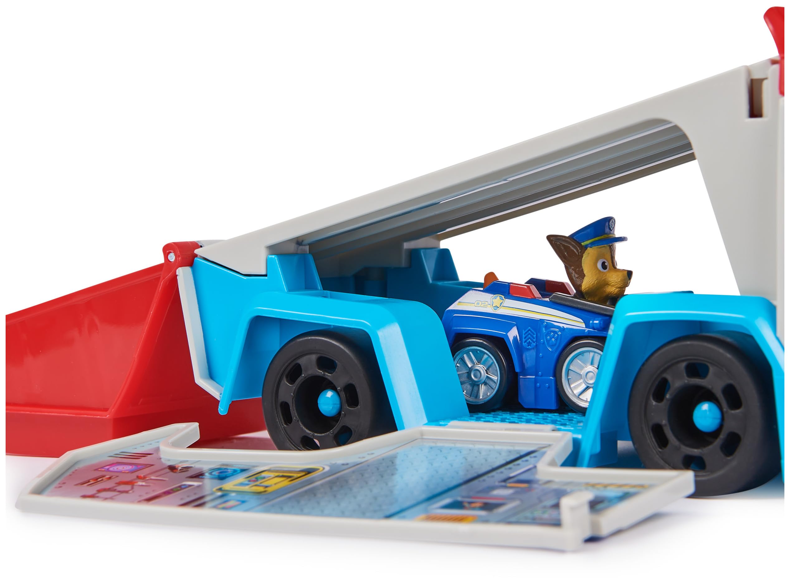Foto 7 pulgar | Camión De Juguete Paw Patrol Pup Squad Patroller Con Chase Car Durante Más De 3 Años - Venta Internacional.