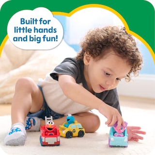Foto 4 | Vehículos de Juguete Just Play Sesame Street Twist And Pop 3 Piezas - Venta Internacional