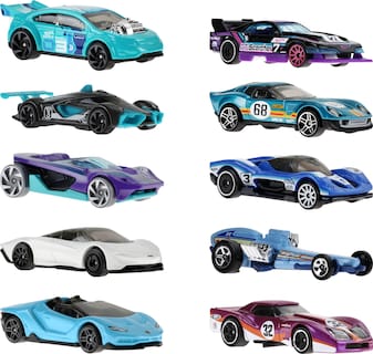 Foto 3 | Paquete De 10 Unidades Hot Wheels De Toy Cars Con Corvette, Lamborghini Y Más - Venta Internacional.