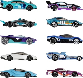 Foto 4 | Paquete De 10 Unidades Hot Wheels De Toy Cars Con Corvette, Lamborghini Y Más - Venta Internacional.