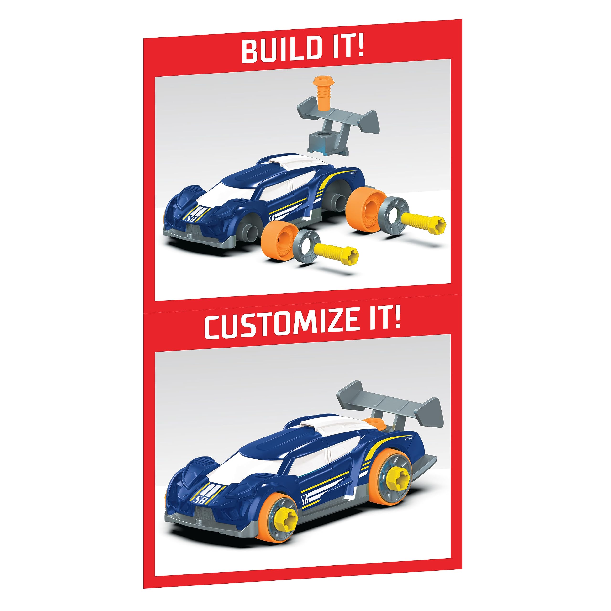Foto 4 pulgar | Set De Construcción De Coches Toy Hot Wheels Listo Para Correr Super Blitzen - Venta Internacional.