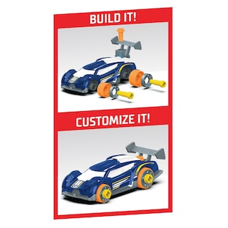 Foto 3 | Set De Construcción De Coches Toy Hot Wheels Listo Para Correr Super Blitzen - Venta Internacional.