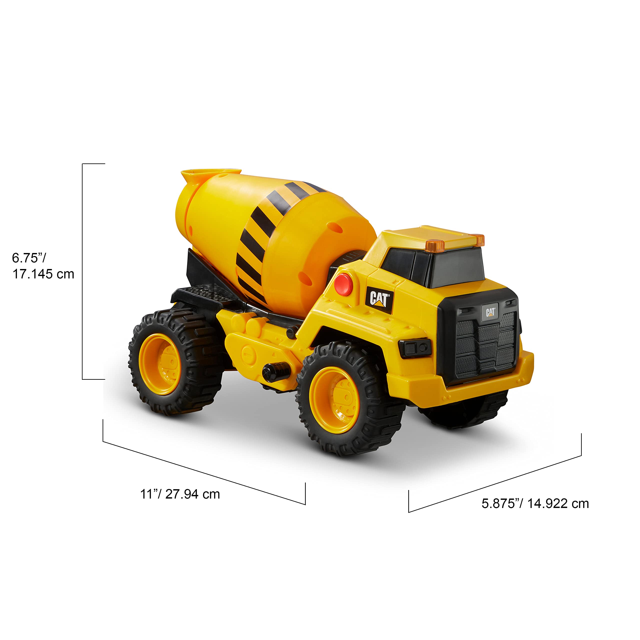 Foto 5 | Mezcladora De Cemento Construction Toy Cat Power Haulers De 11,5 Cm 3+ - Venta Internacional.