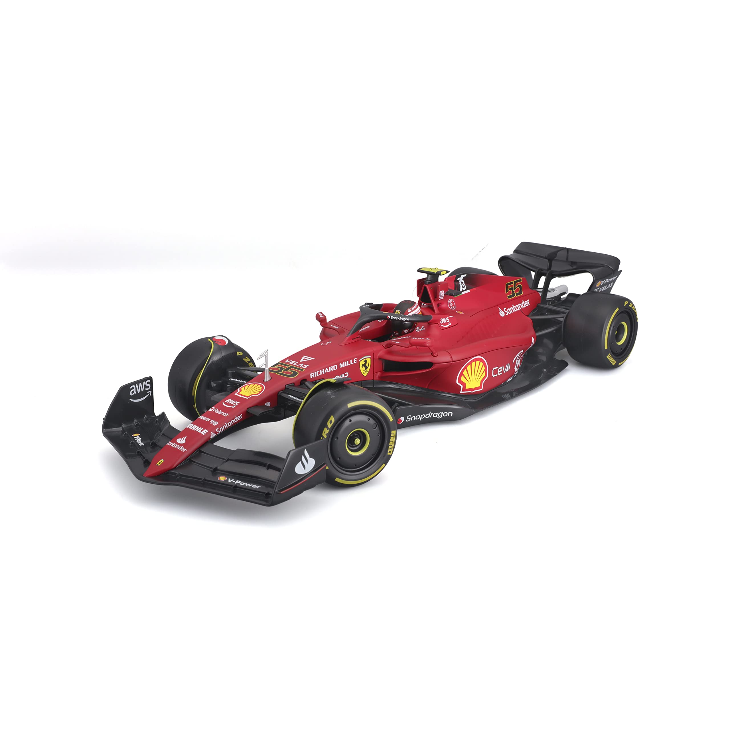 Foto 2 pulgar | Coche Fundido A Presión Bburago Sfr Ferrari 2022 A Escala 1:18 - Venta Internacional.