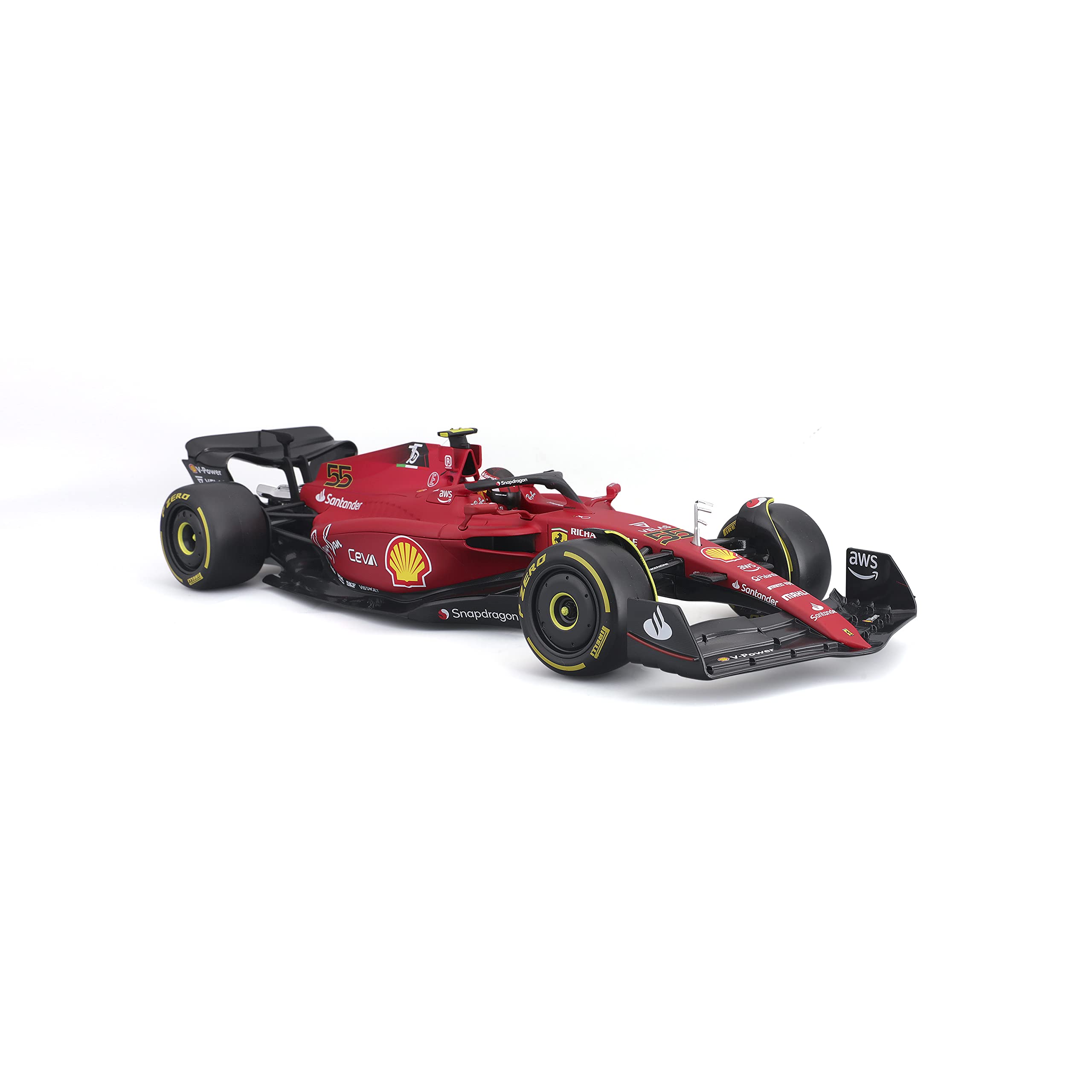 Foto 3 pulgar | Coche Fundido A Presión Bburago Sfr Ferrari 2022 A Escala 1:18 - Venta Internacional.