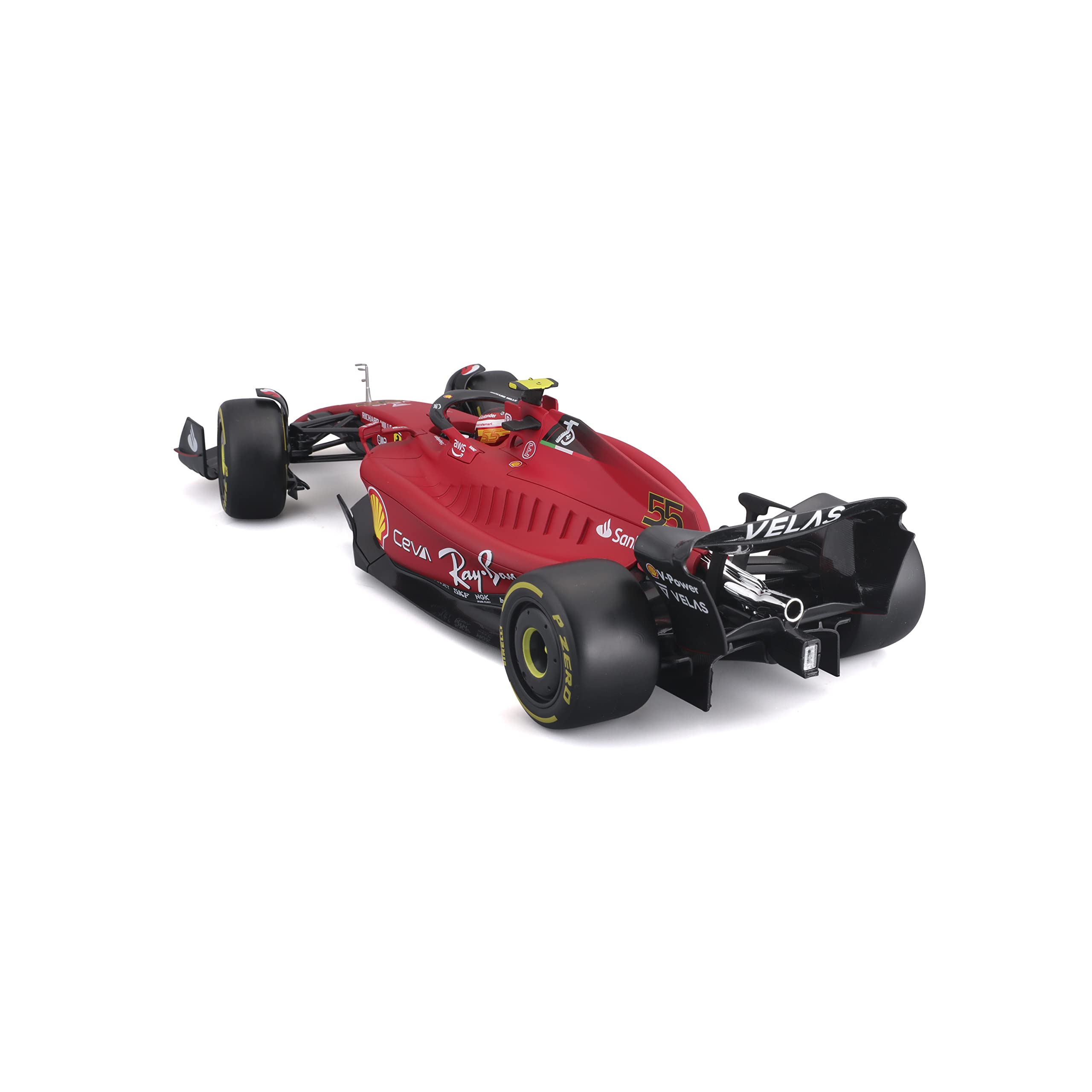 Foto 7 pulgar | Coche Fundido A Presión Bburago Sfr Ferrari 2022 A Escala 1:18 - Venta Internacional.