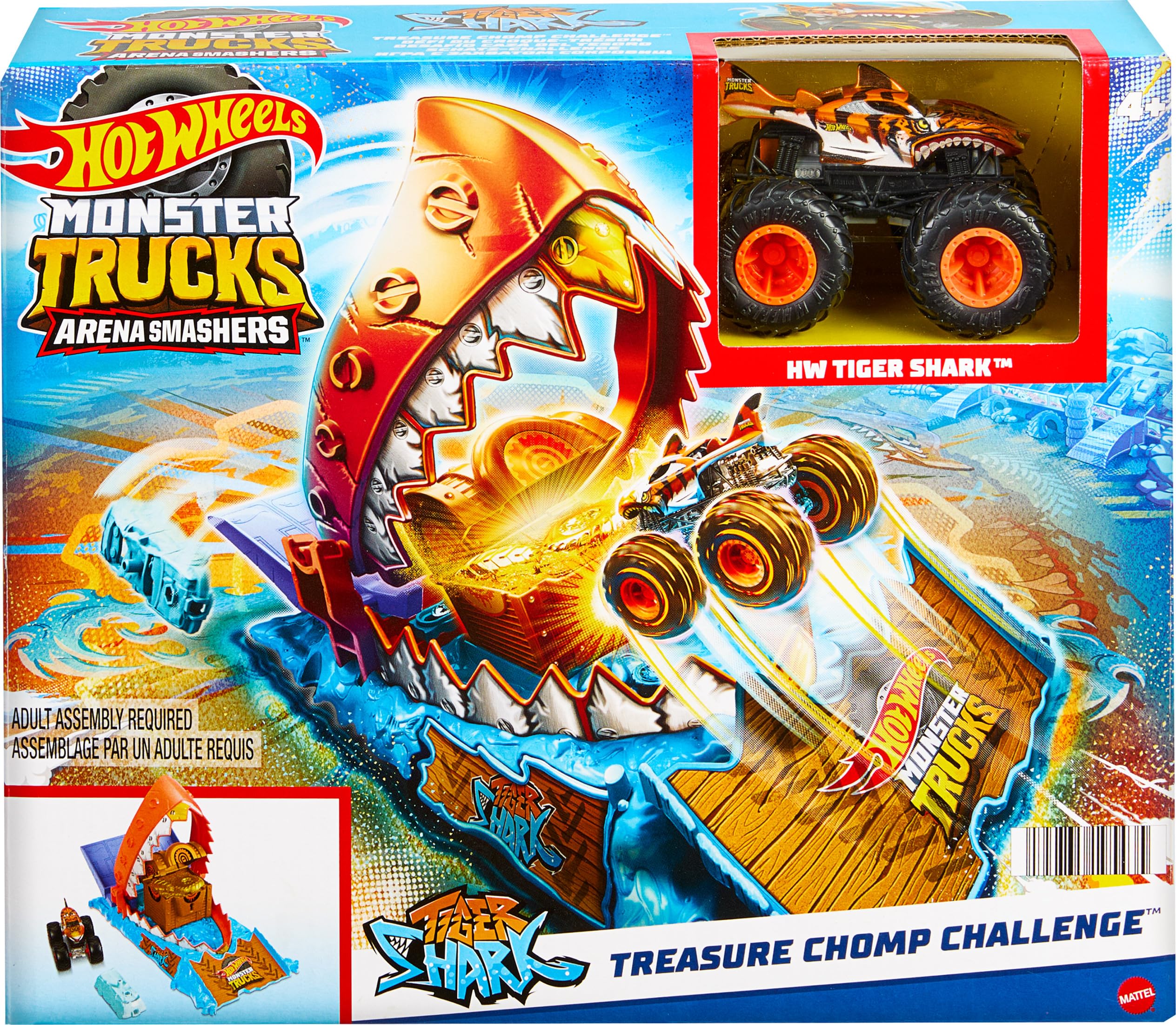 Foto 8 pulgar | Camión De Juguete Y Set De Juego Hot Wheels Monster Trucks Arena Smashers - Venta Internacional.