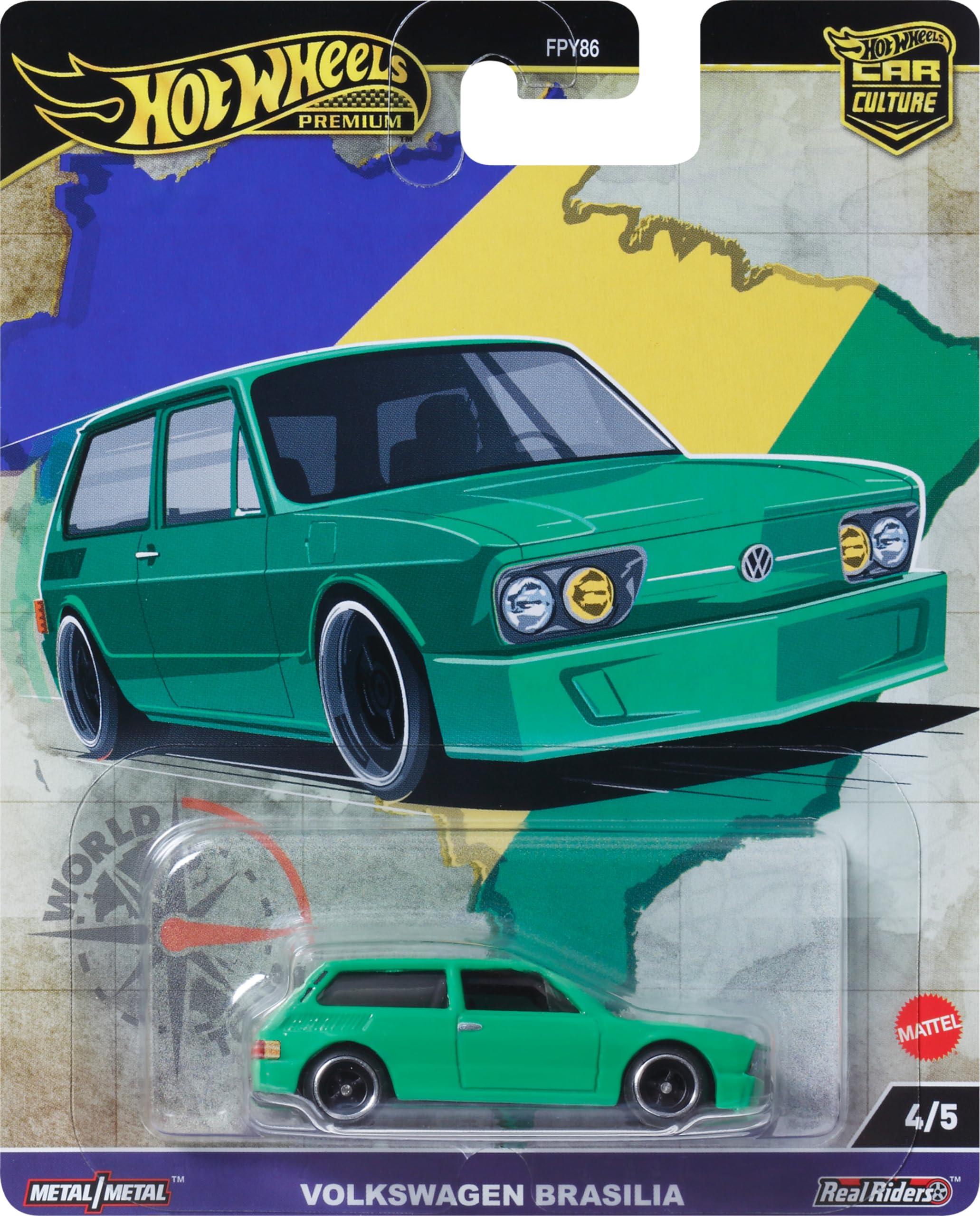 Foto 6 | Toy Car Hot Wheels Premium Car Culture Fundido A Presión A Escala 1:64 - Venta Internacional.
