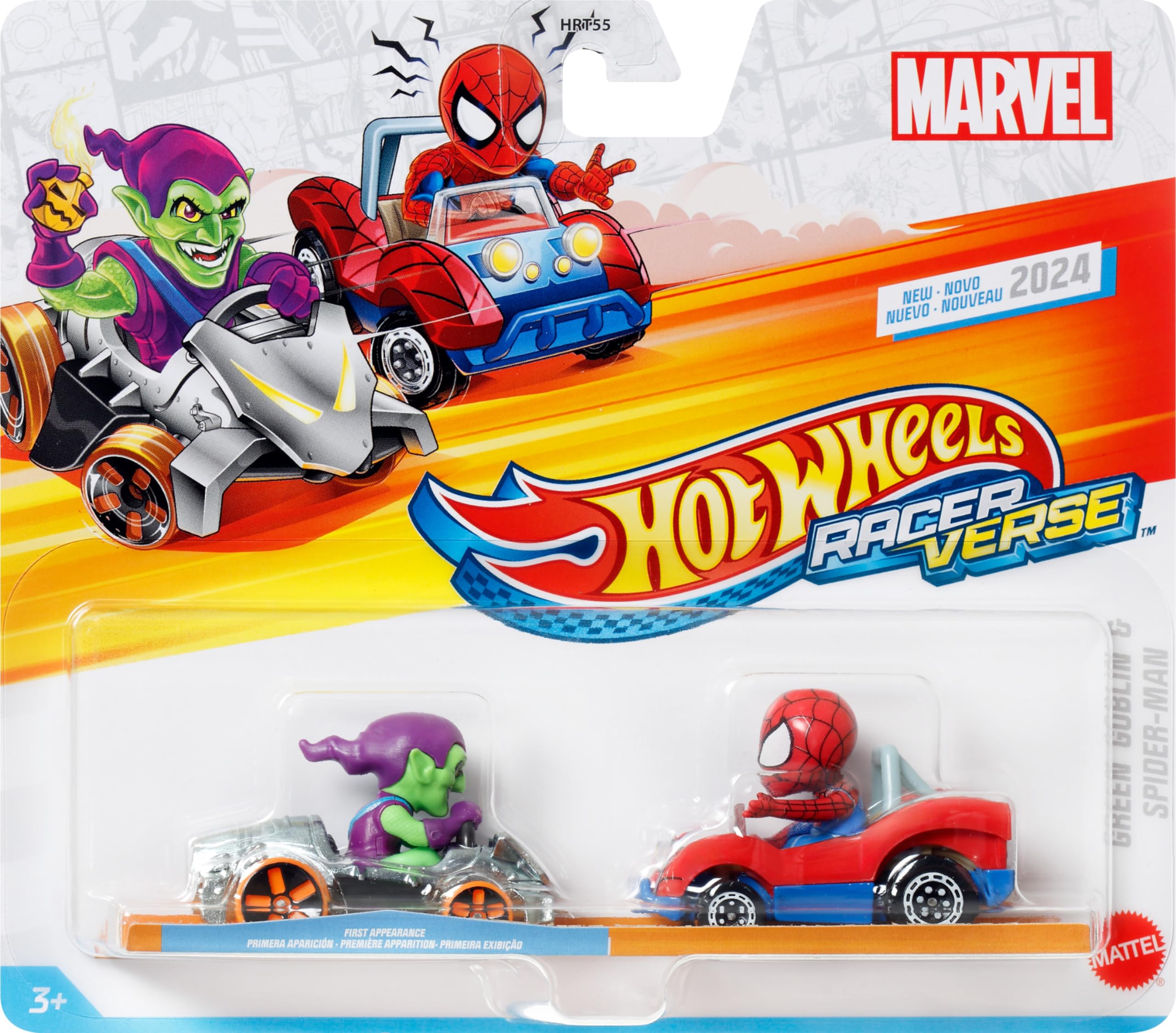 Foto 7 pulgar | Pack De 2 Unidades De Hot Wheels Racerverse De Toy Cars Con Spider Man Y Green Goblin - Venta Internacional.