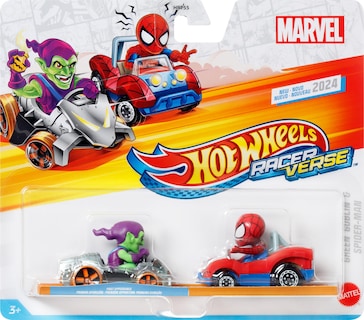 Foto 6 | Pack De 2 Unidades De Hot Wheels Racerverse De Toy Cars Con Spider Man Y Green Goblin - Venta Internacional.