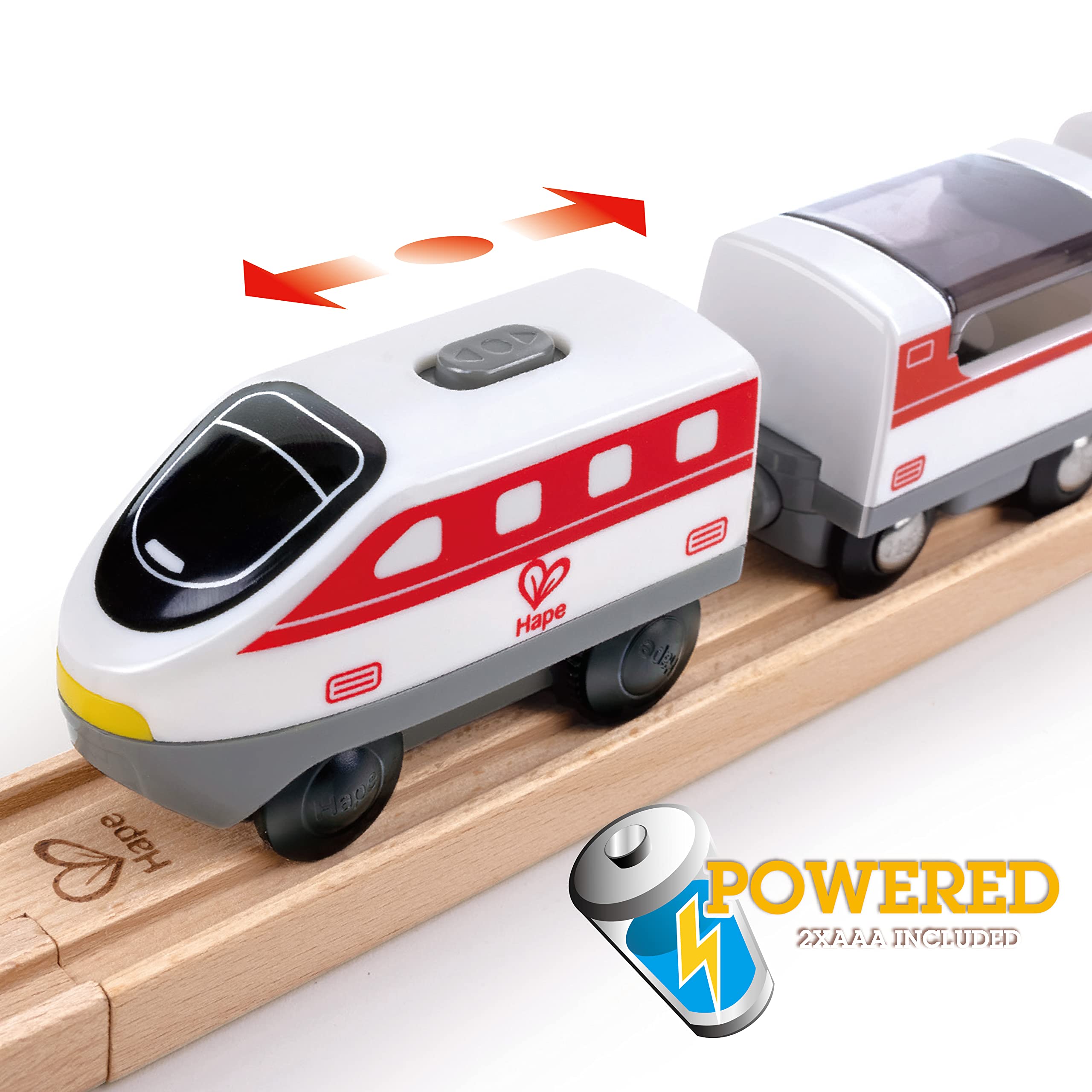 Foto 6 | Set De Tren De Juguete De Madera Hape Super Cityscape Con City Scenes 3+ - Venta Internacional.