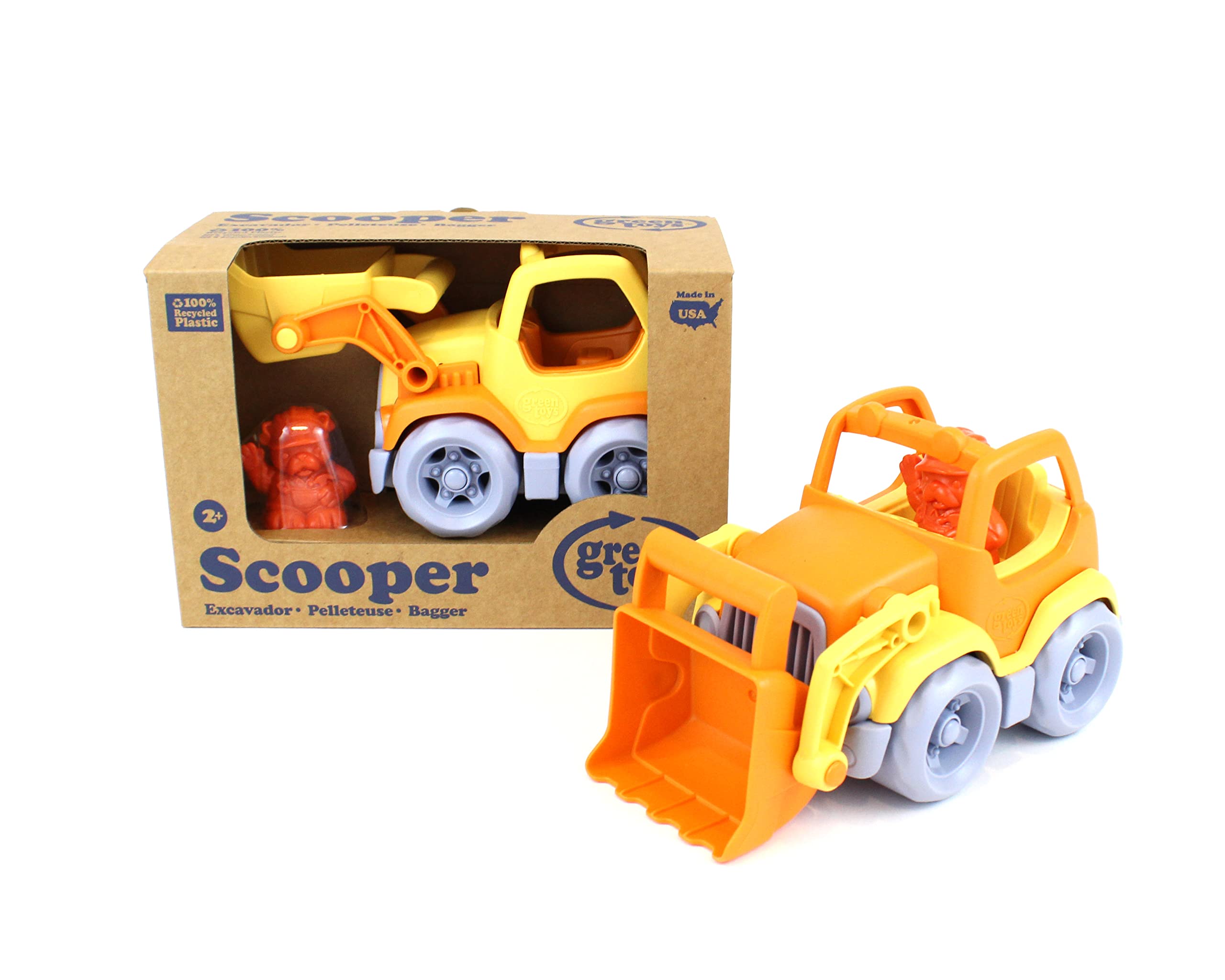 Foto 4 | Camión De Construcción Green Toys Scooper Cb2 Fabricado En Ee. Uu. - Venta Internacional.