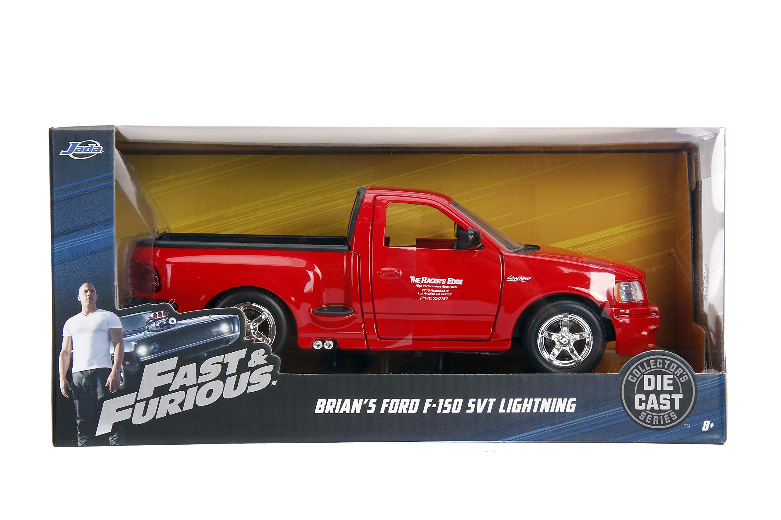 Foto 8 pulgar | Coche Fundido A Presión Jada Toys Fast & Furious 1:24 Brian's Ford F-150 - Venta Internacional.