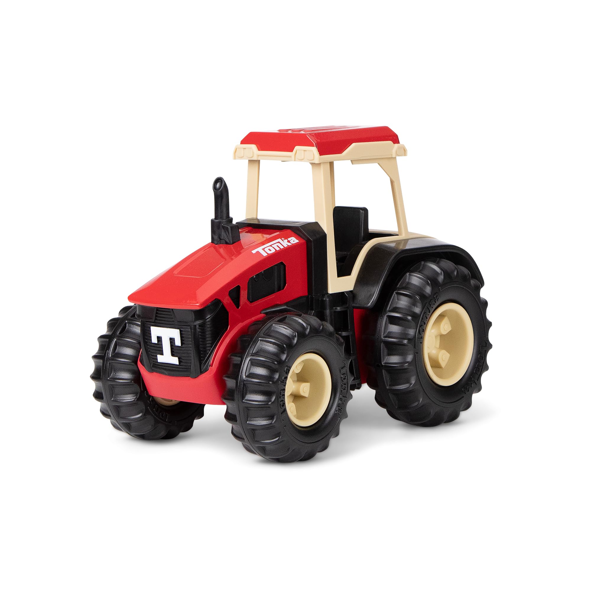 Foto 4 pulgar | Camión De Juguete Tonka Steel Classics Farm Tractor & Plow, Rojo, Más De 3 Años - Venta Internacional.