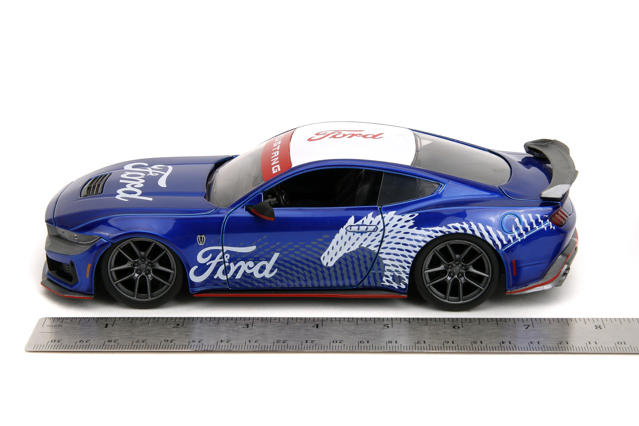 Foto 4 pulgar | Maqueta De Coche Fundido A Presión Jada Toys 2024 Ford Mustang Dark House 1/24 - Venta Internacional.