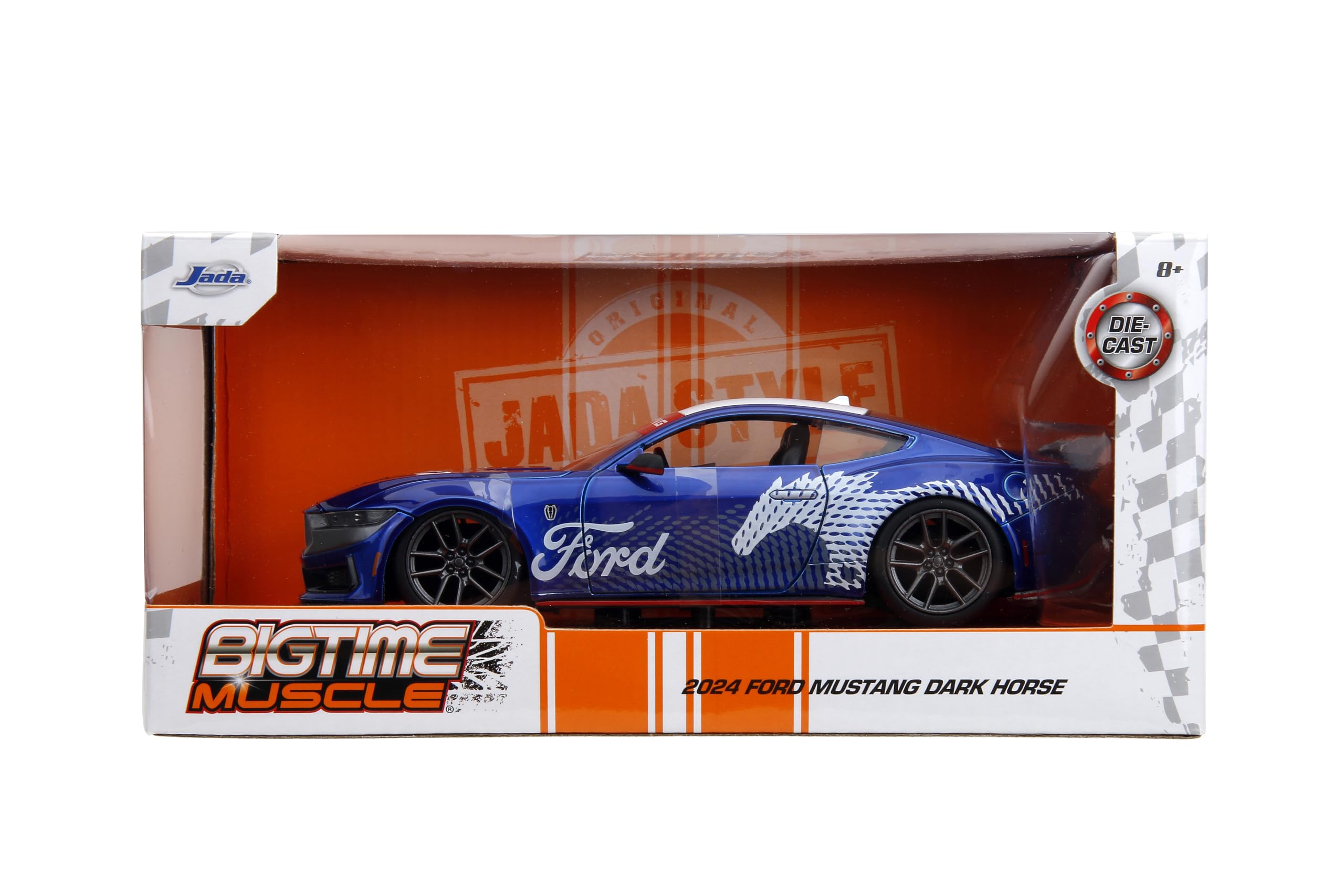 Foto 6 pulgar | Maqueta De Coche Fundido A Presión Jada Toys 2024 Ford Mustang Dark House 1/24 - Venta Internacional.