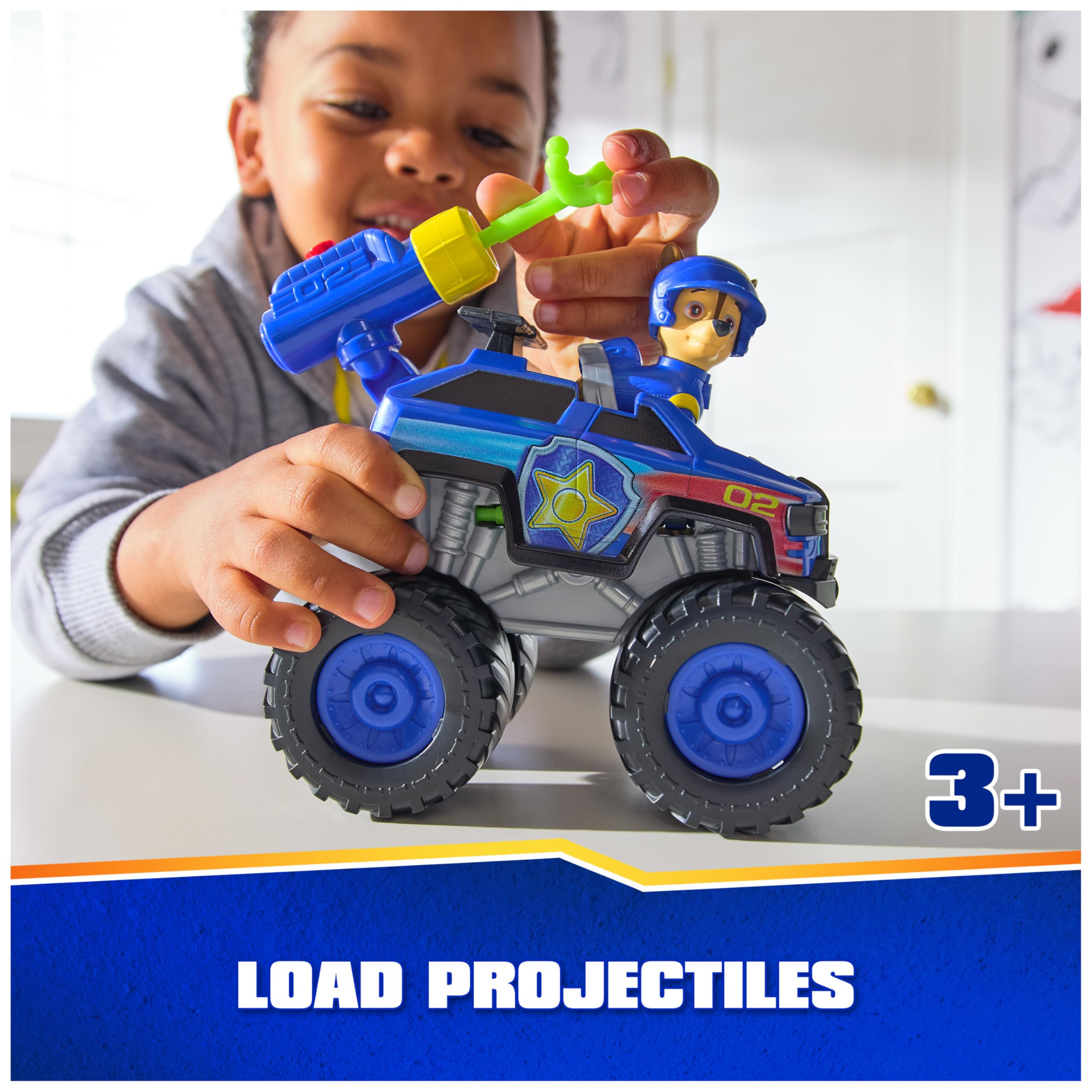 Foto 4 pulgar | Camión De Juguete Paw Patrol Rescue Wheels Chase's Cruiser Con Figura - Venta Internacional.