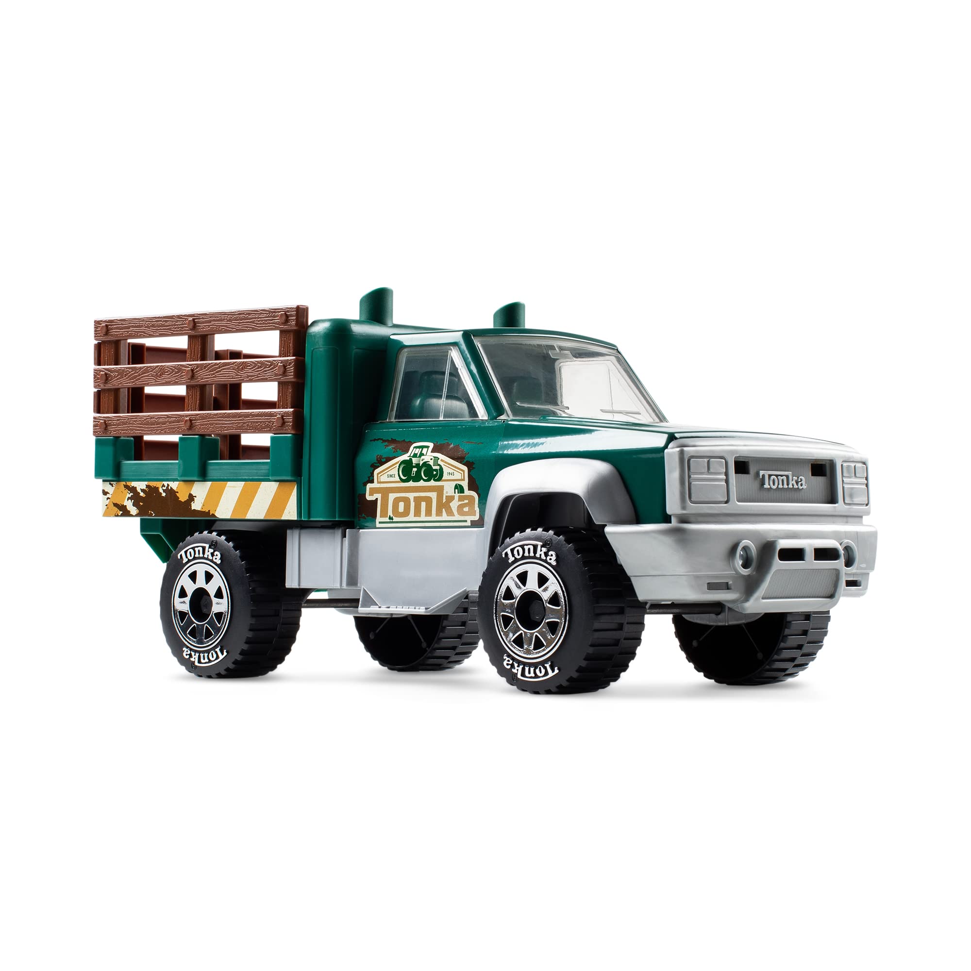 Camión De Juguete Tonka Steel Classics Farm Con Friction Green Desde Hace Más De 3 Años - Venta Internacional.