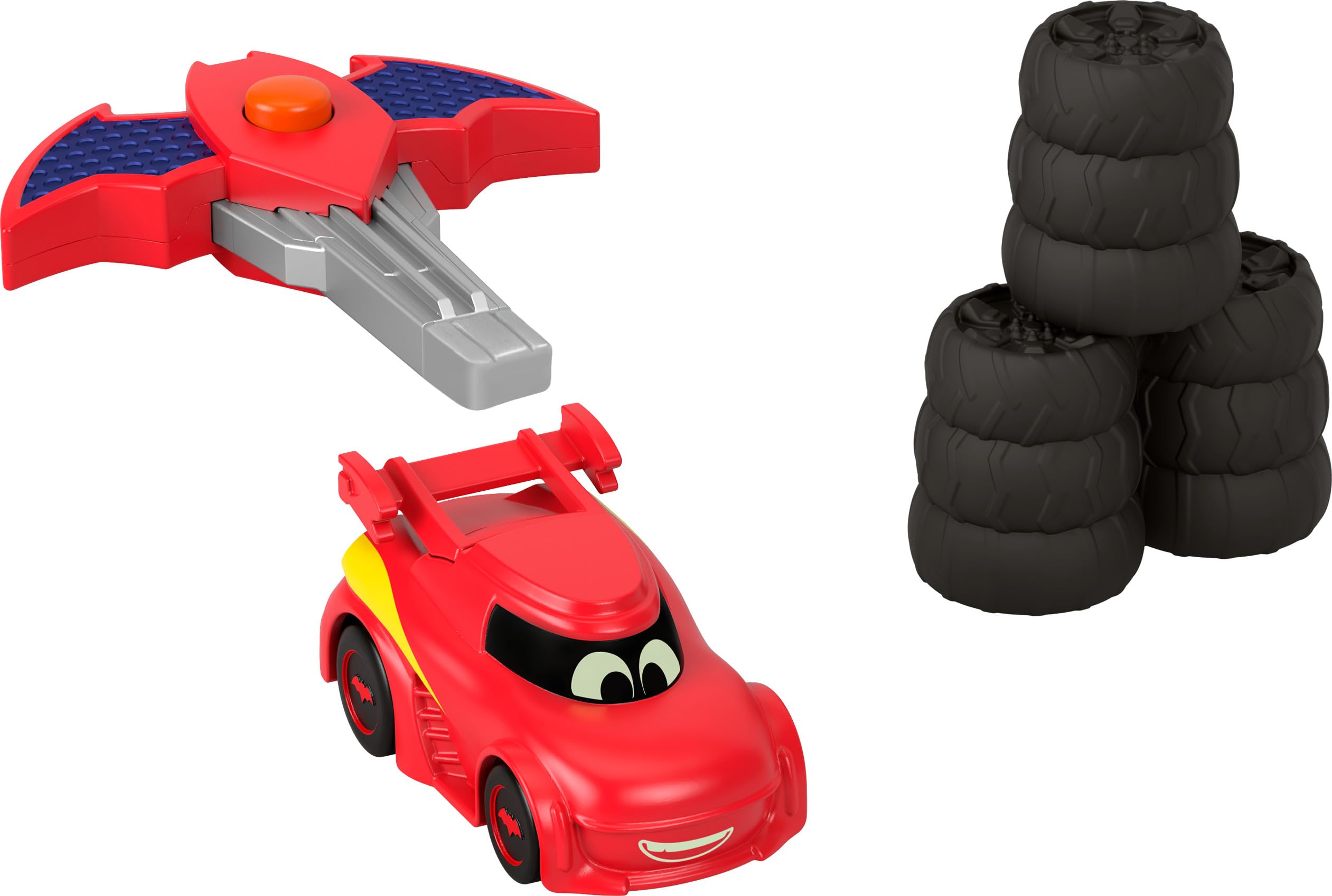 Coche De Carreras De Juguete Fisher-price Dc Batwheels Redbird A Escala 1:55 - Venta Internacional.