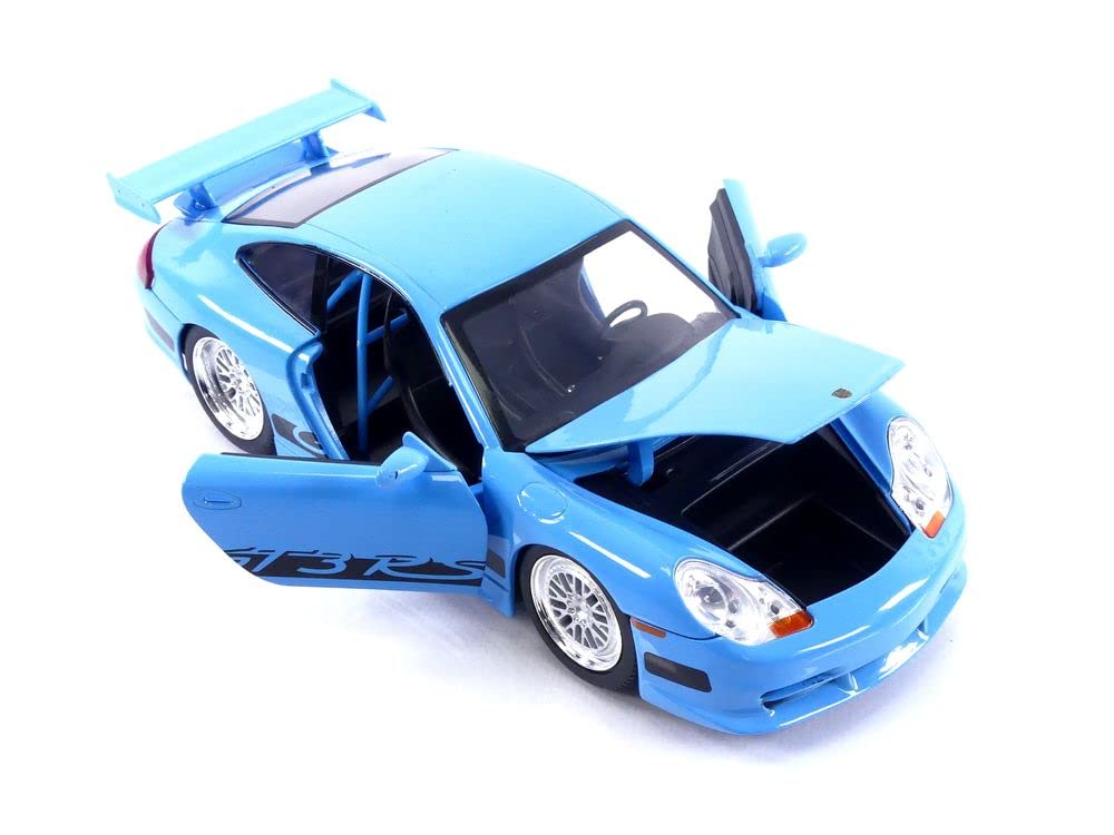 Foto 6 pulgar | Coche Fundido Jada Toys Fast & Furious Brian's Porsche 911 Gt3 Rs 1:24 - Venta Internacional.