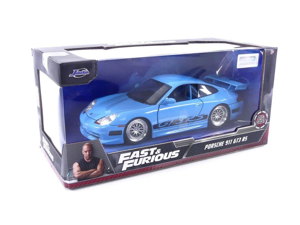 Foto 7 pulgar | Coche Fundido Jada Toys Fast & Furious Brian's Porsche 911 Gt3 Rs 1:24 - Venta Internacional.