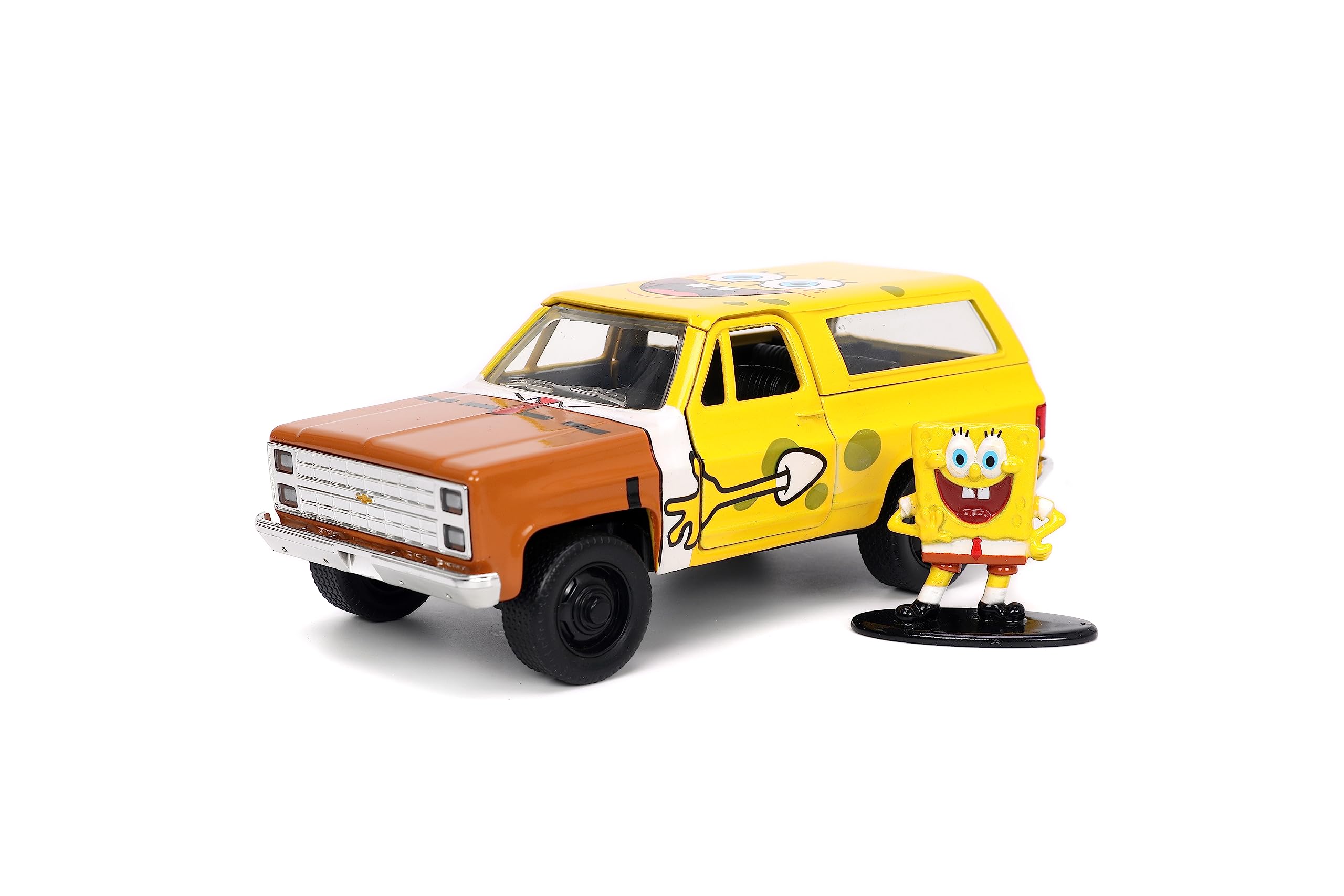 Foto 2 pulgar | Coche Fundido A Presión Jada Toys Spongebob Squarepants 1980 Chevy Blazer - Venta Internacional.