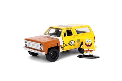 Foto 1 | Coche Fundido A Presión Jada Toys Spongebob Squarepants 1980 Chevy Blazer - Venta Internacional.