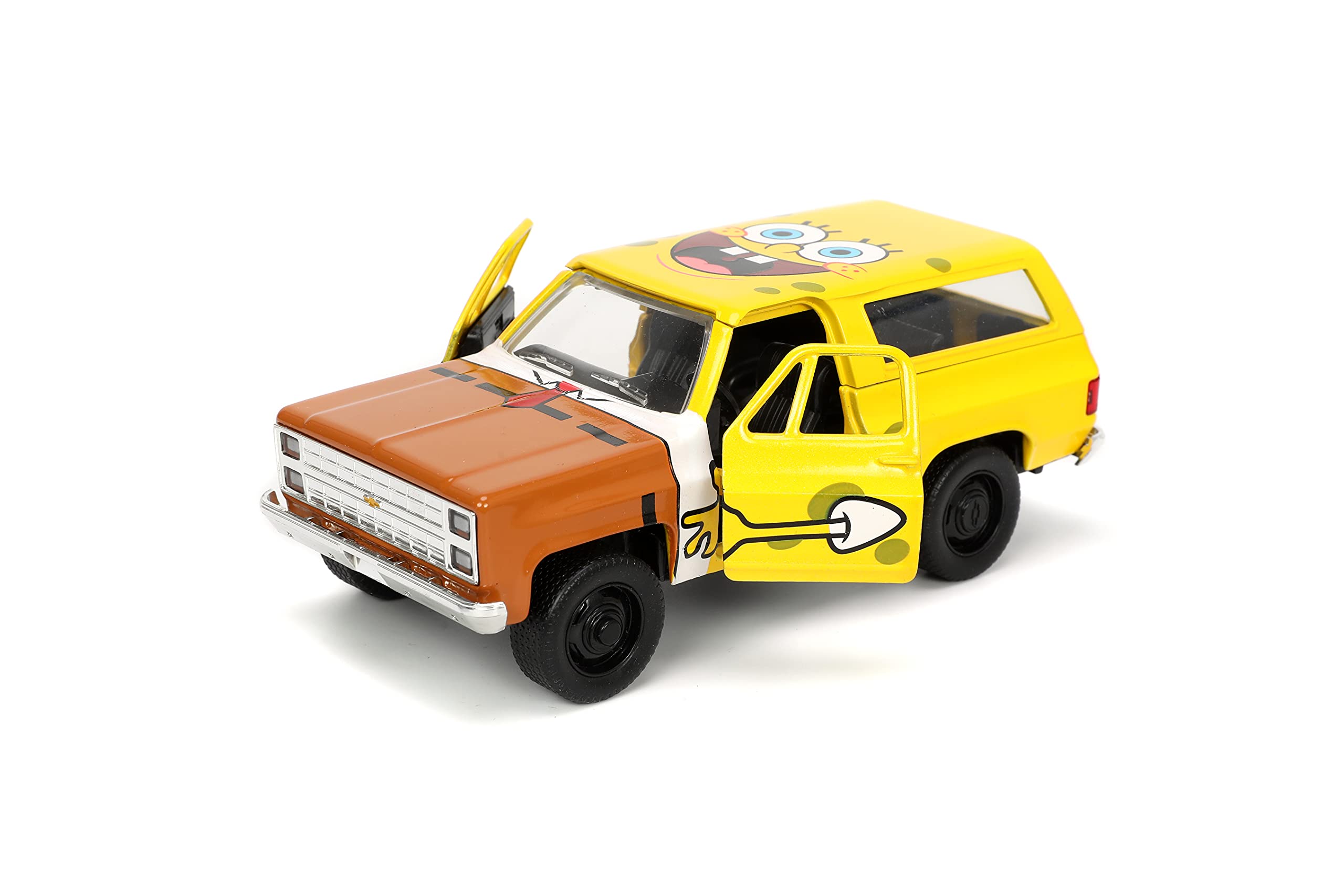 Foto 6 pulgar | Coche Fundido A Presión Jada Toys Spongebob Squarepants 1980 Chevy Blazer - Venta Internacional.